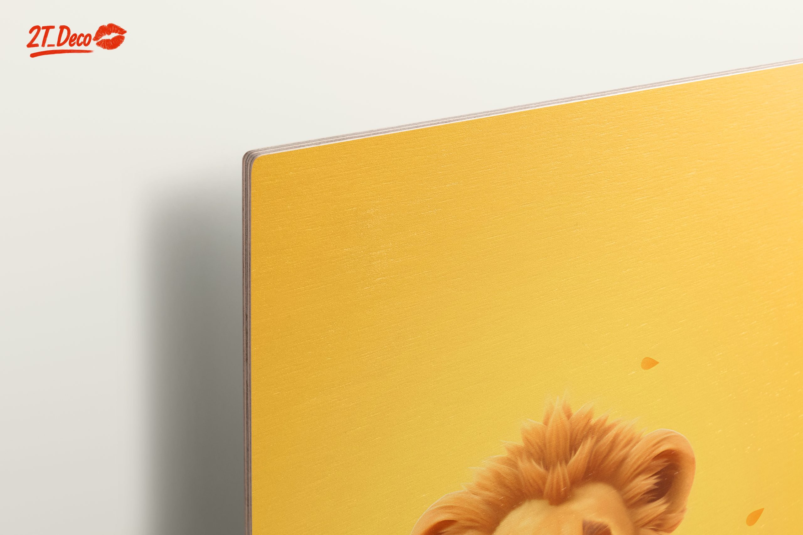 Adorable Cartoon Lion on Bright Yellow Background - Image 15