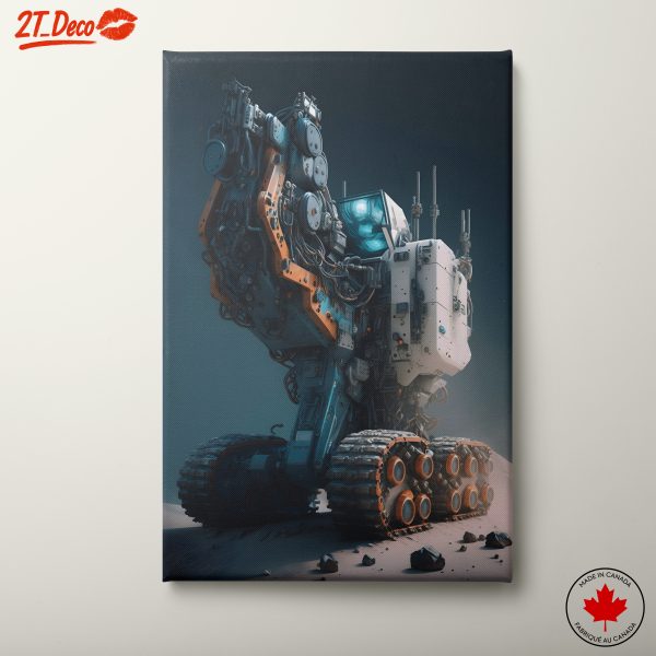 Futuristic Robot Design in Action