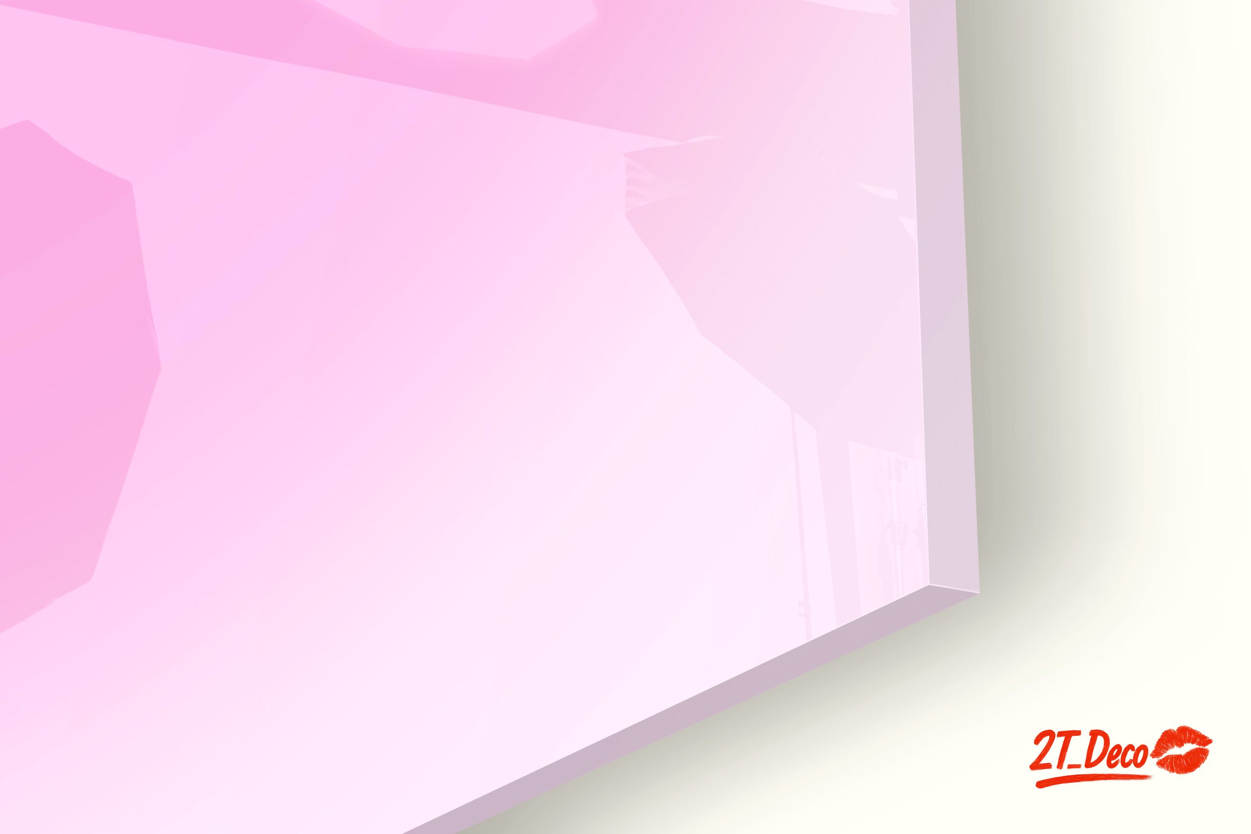 Soft Pink Gradient Modern Abstract Art - Image 9