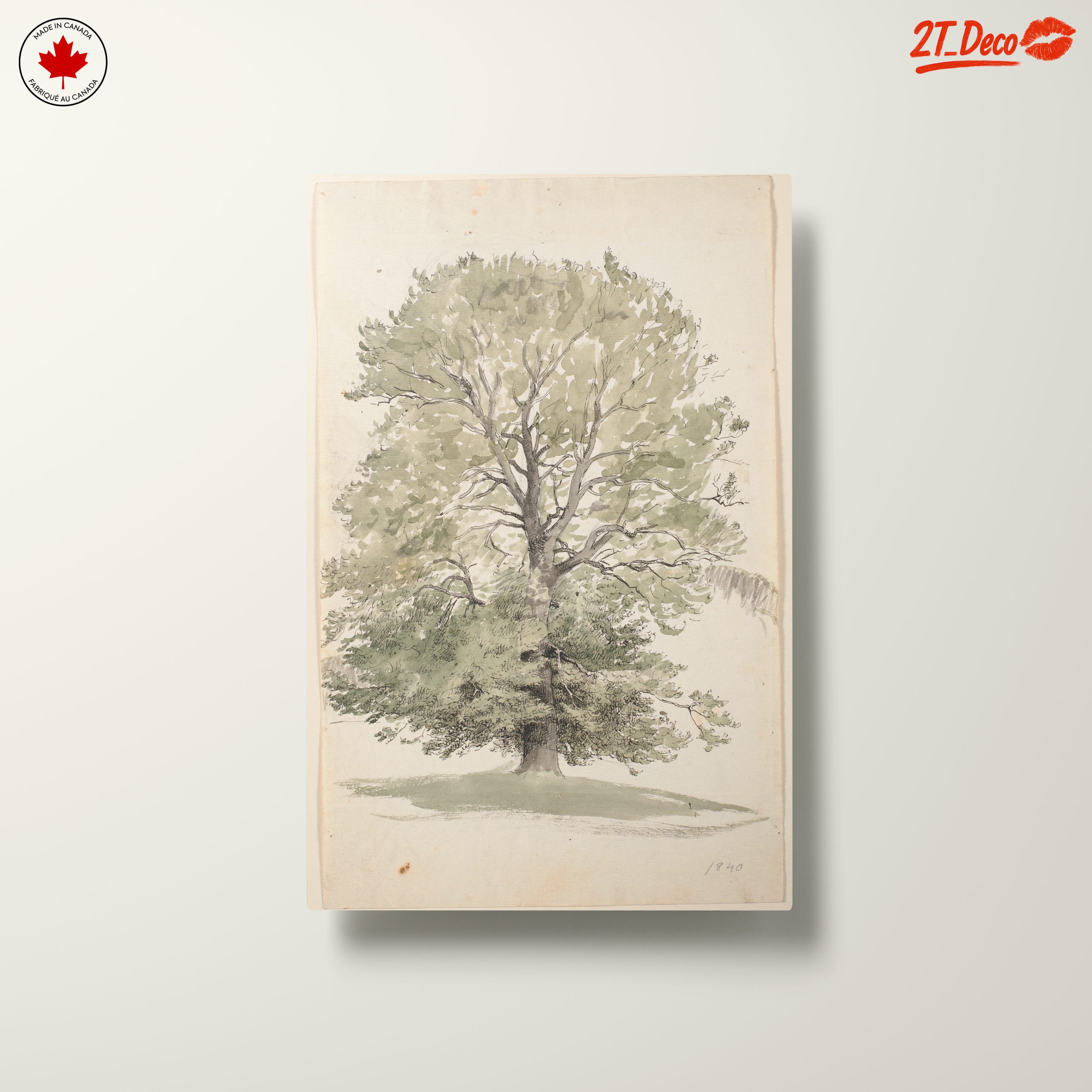 Lush Botanical Tree Artwork - Image 10
