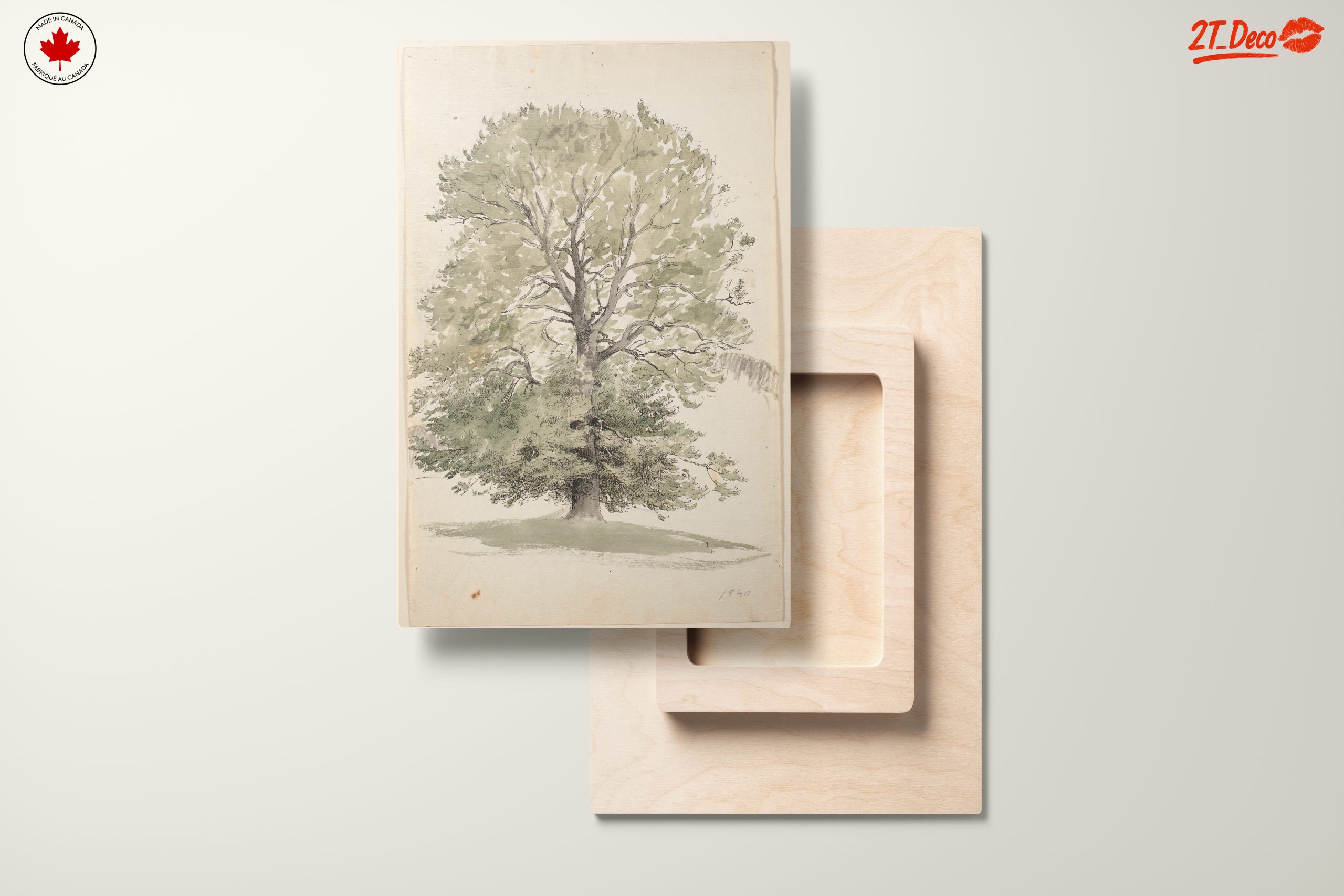 Lush Botanical Tree Artwork - Image 11