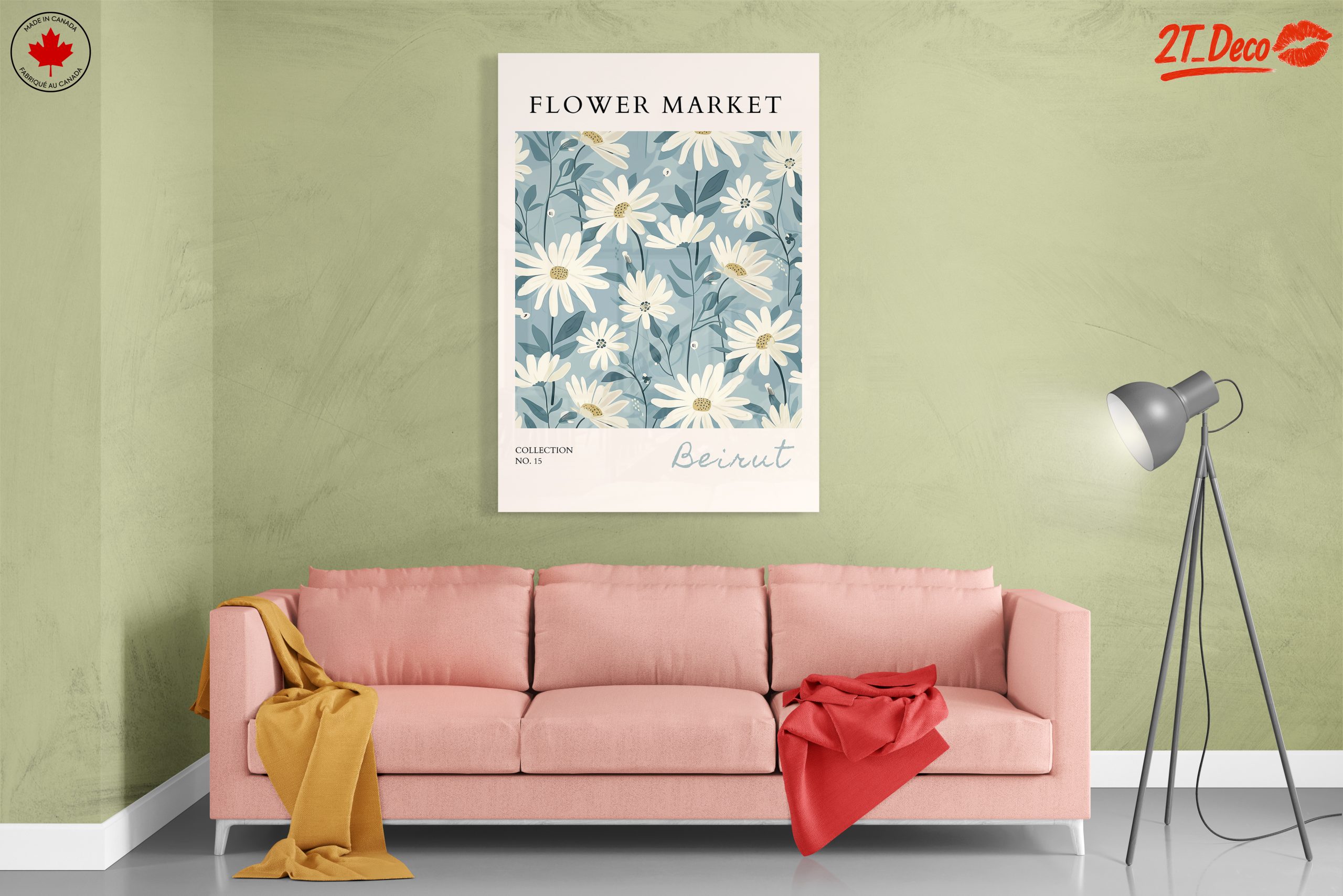 Flower Market Art Print Featuring Daisies 2 - Image 7