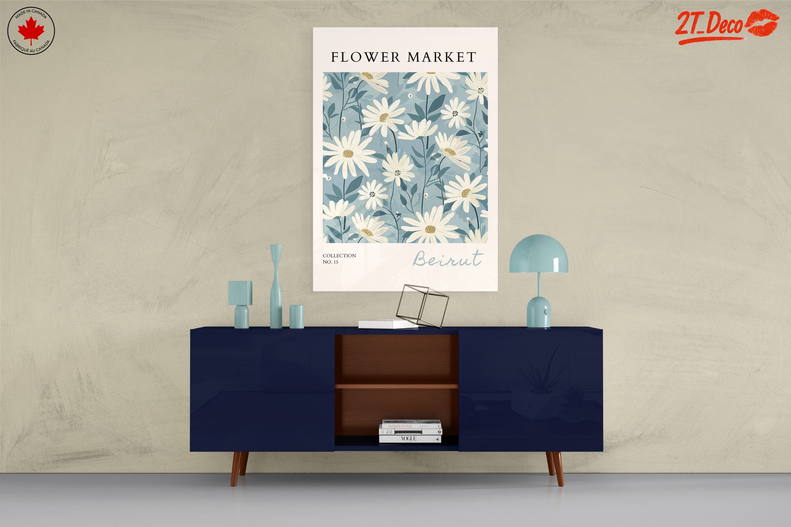 Flower Market Art Print Featuring Daisies 2 - Image 8