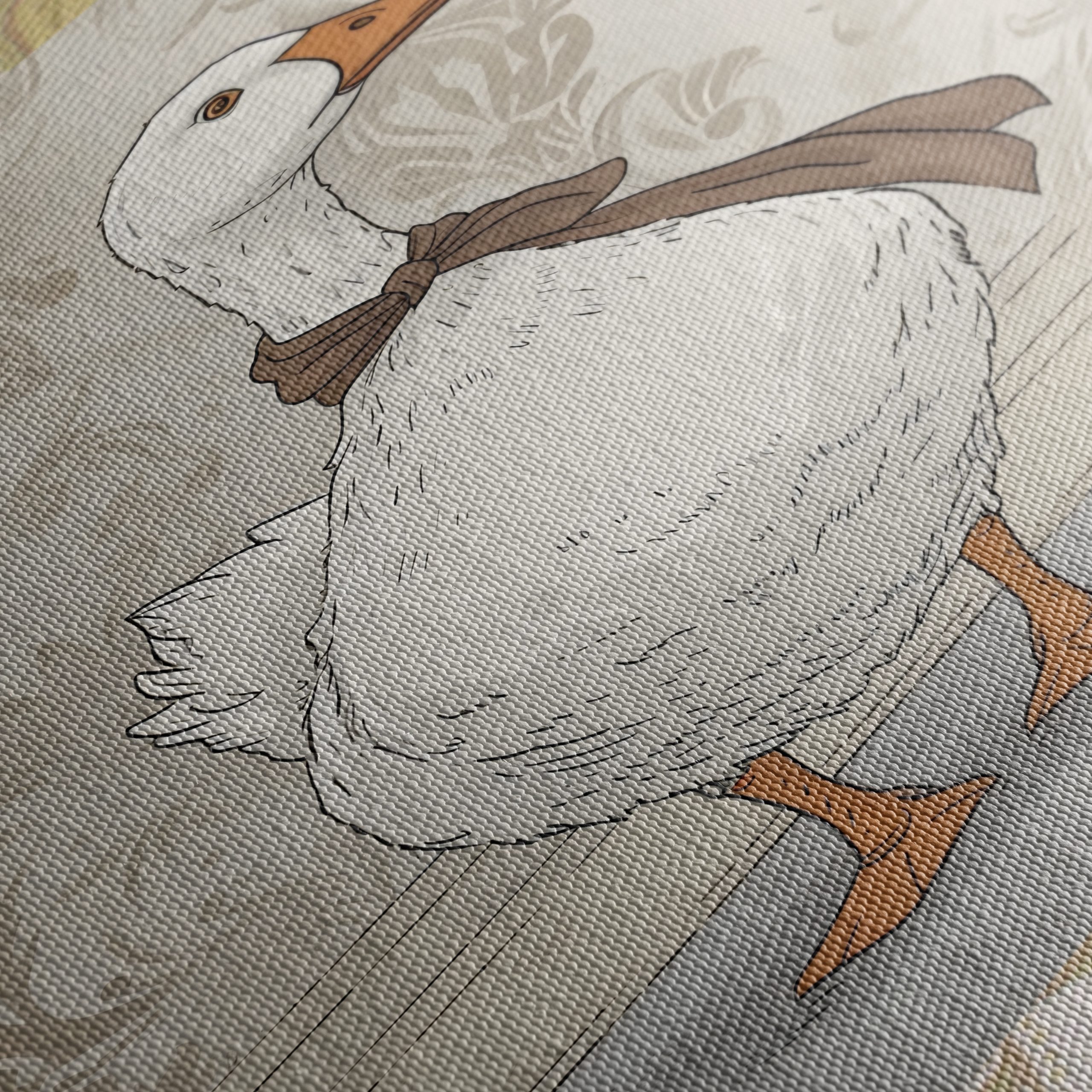 Charming Whimsical Goose Illustration - Image 5