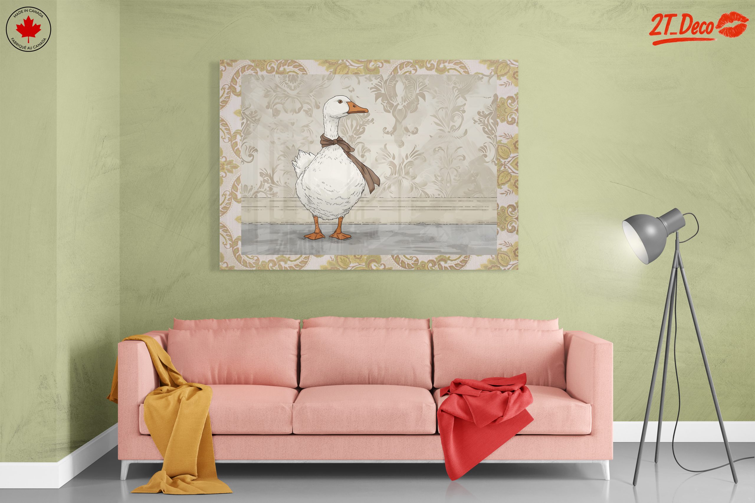 Charming Whimsical Goose Illustration - Image 7