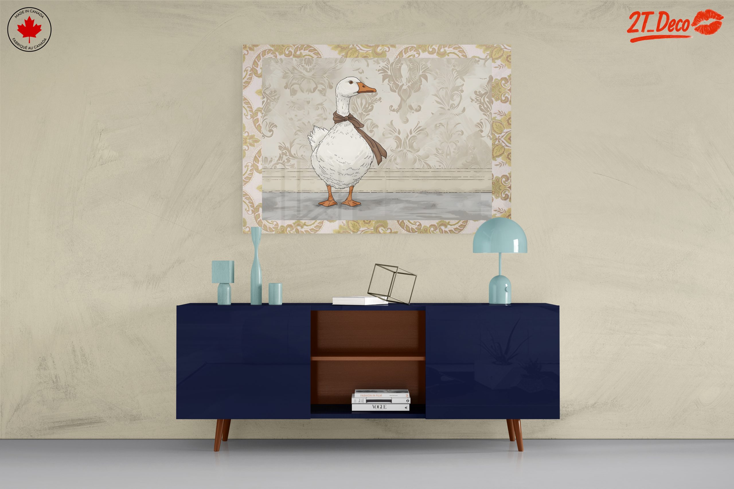 Charming Whimsical Goose Illustration - Image 8