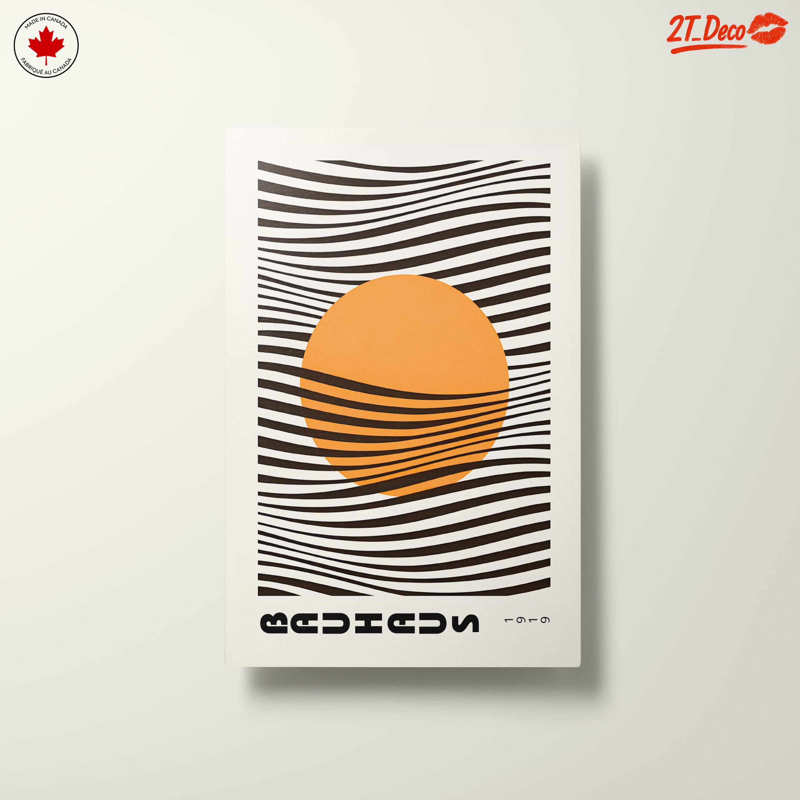 Colorful Abstract Design with Sun and Waves - Image 10
