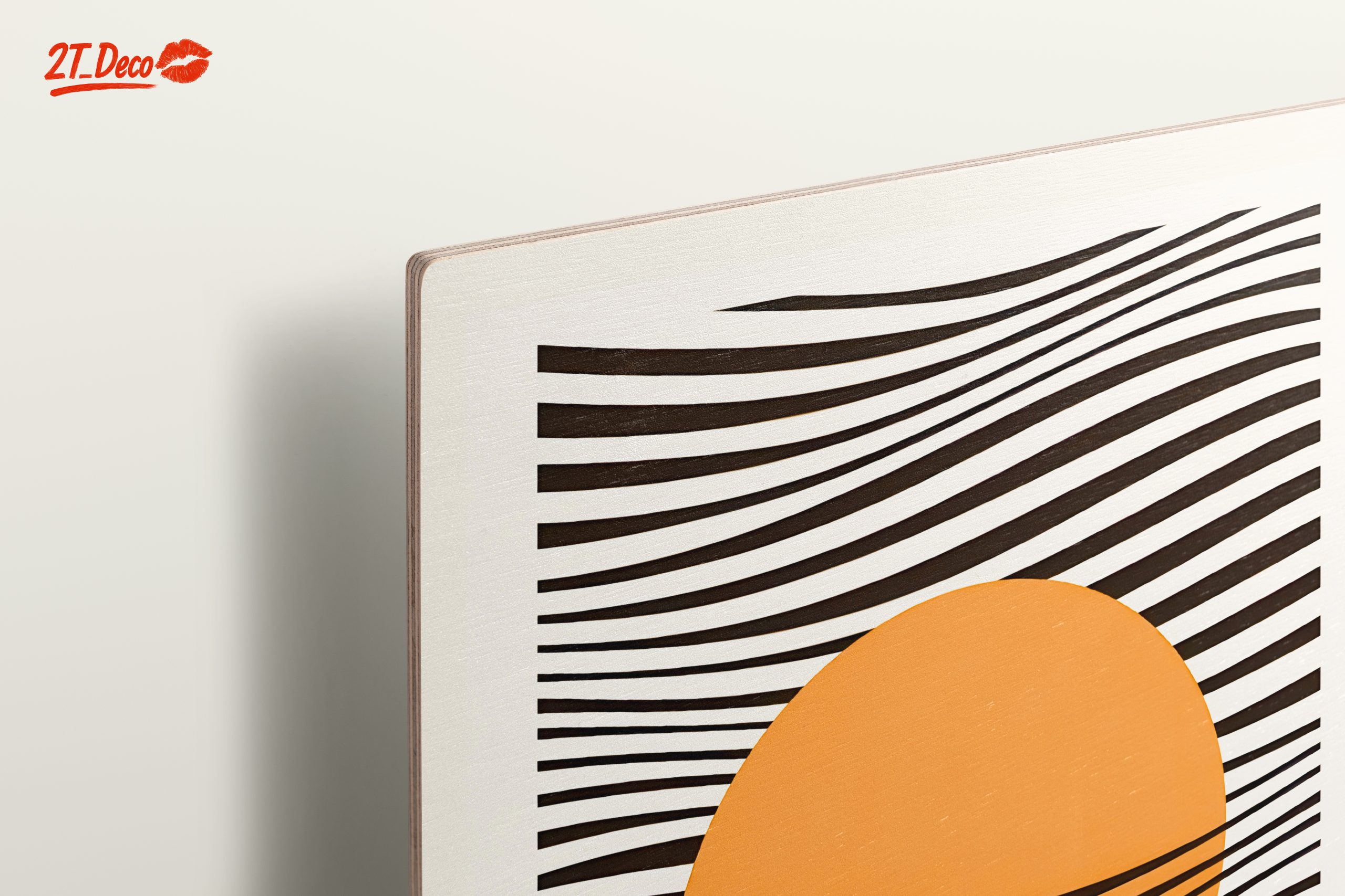 Colorful Abstract Design with Sun and Waves - Image 15