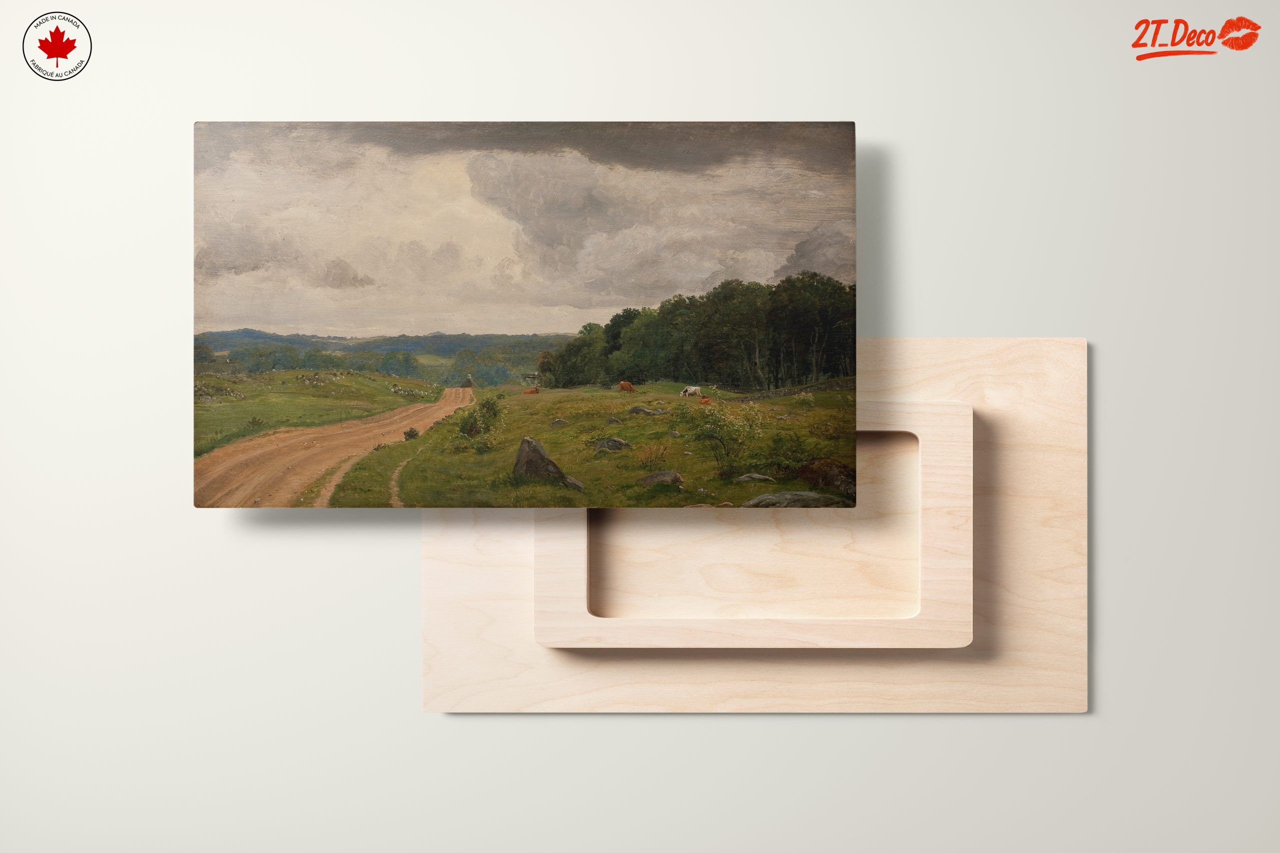 Serene Rural Landscape with Cows - Image 11