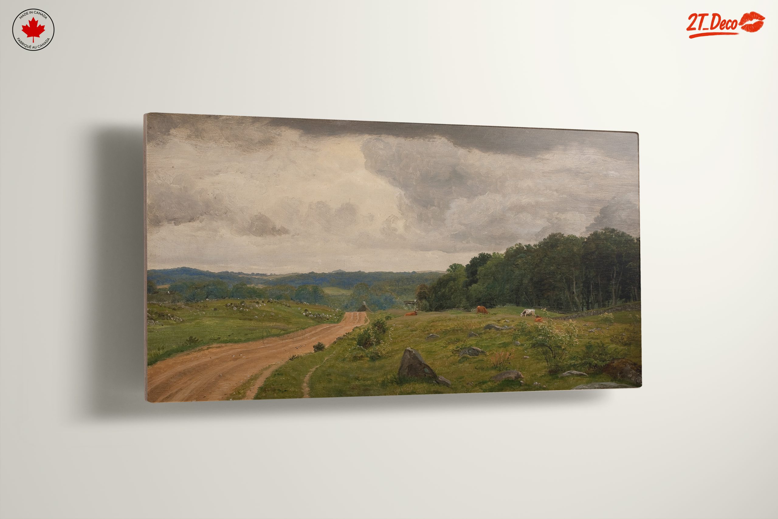 Serene Rural Landscape with Cows - Image 13