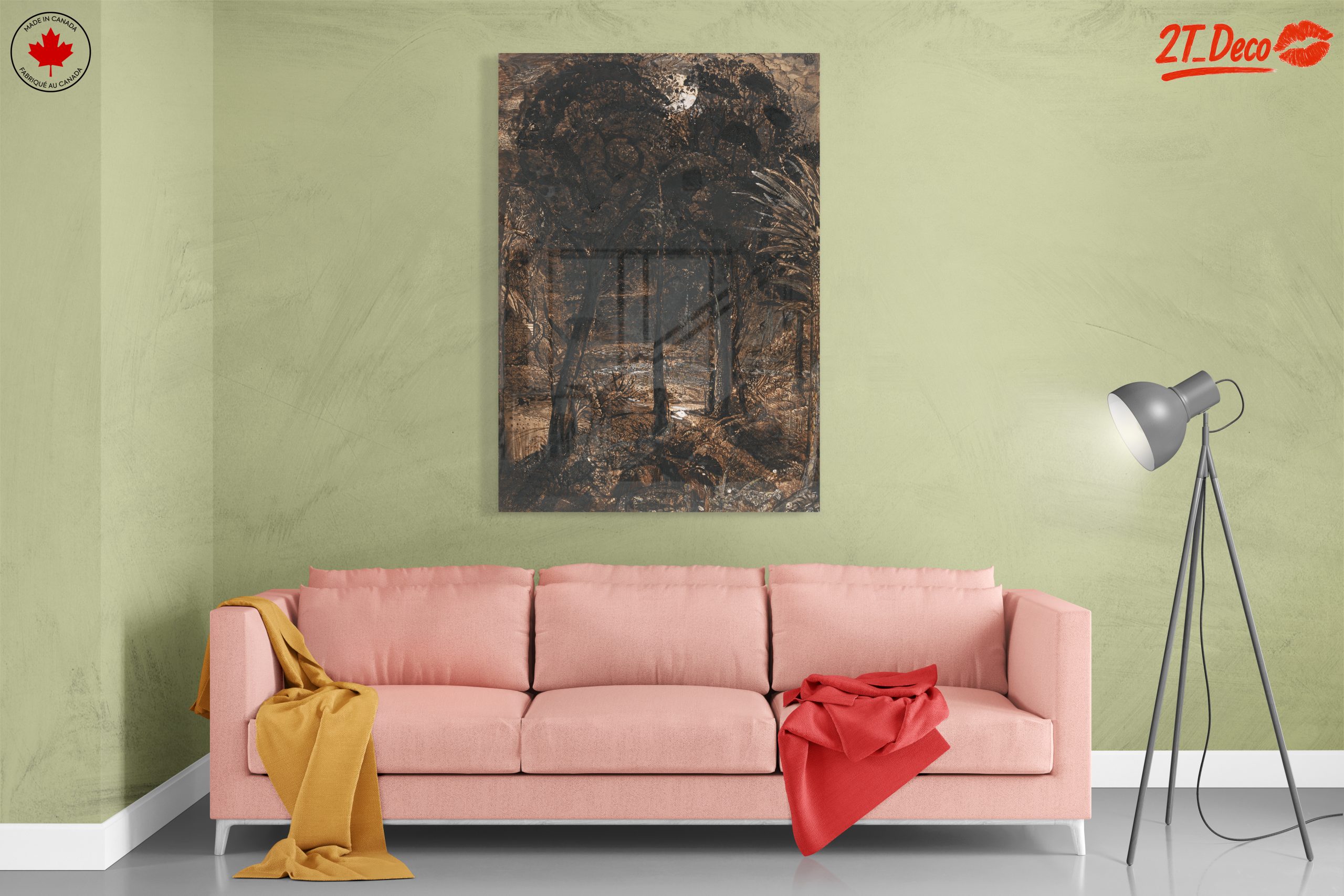 Serene Landscape Framed by Trees - Image 7