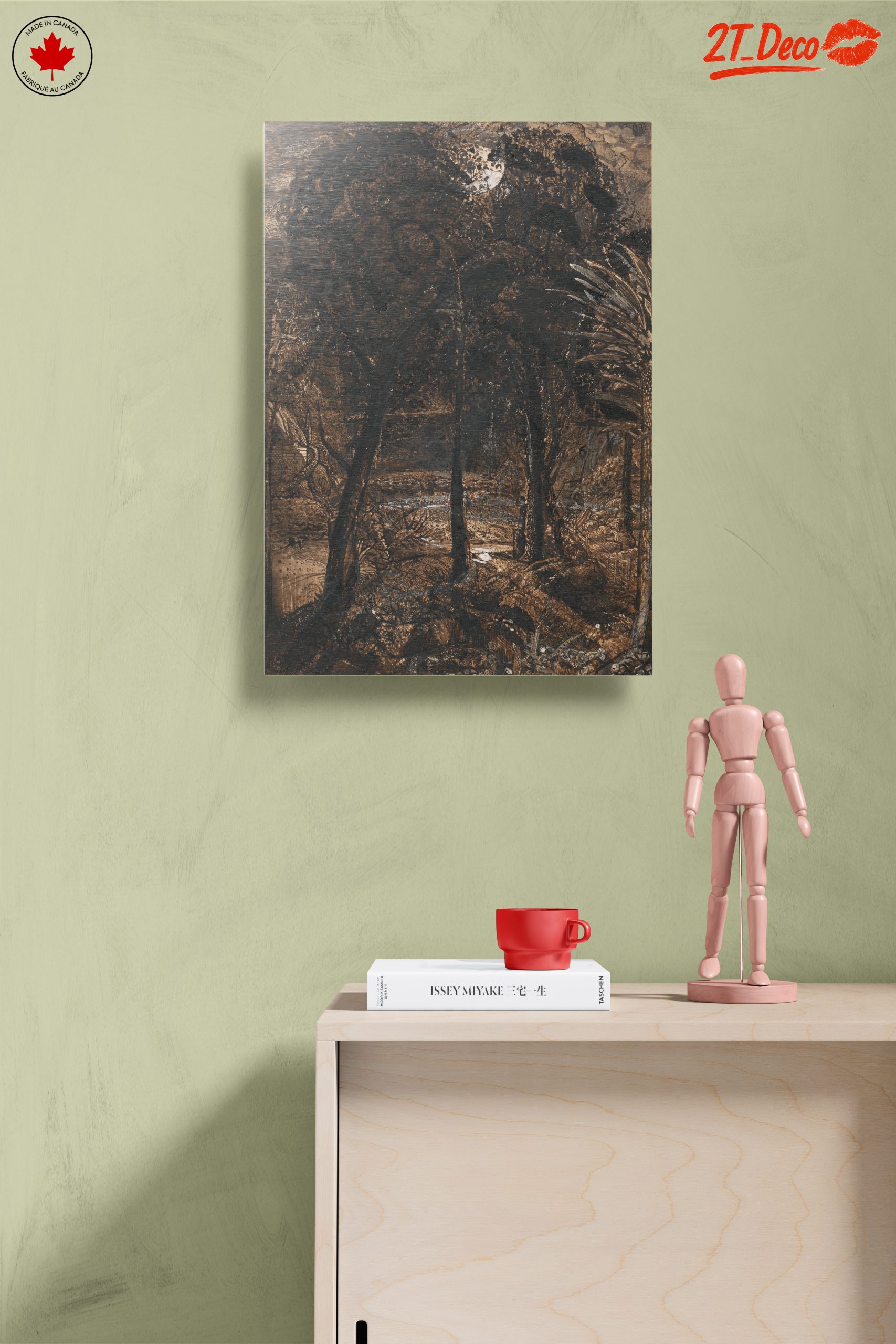 Serene Landscape Framed by Trees - Image 14