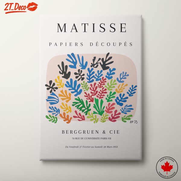 Matisse Inspired Colorful Hand Cut Out Art