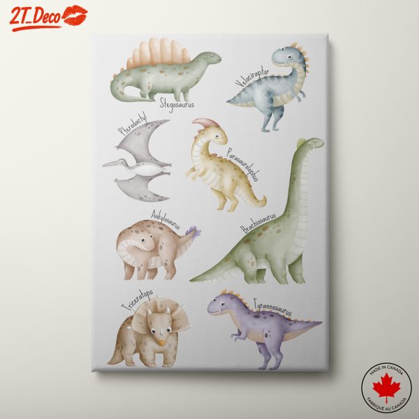 Adorable Cartoon Dinosaurs for Kids