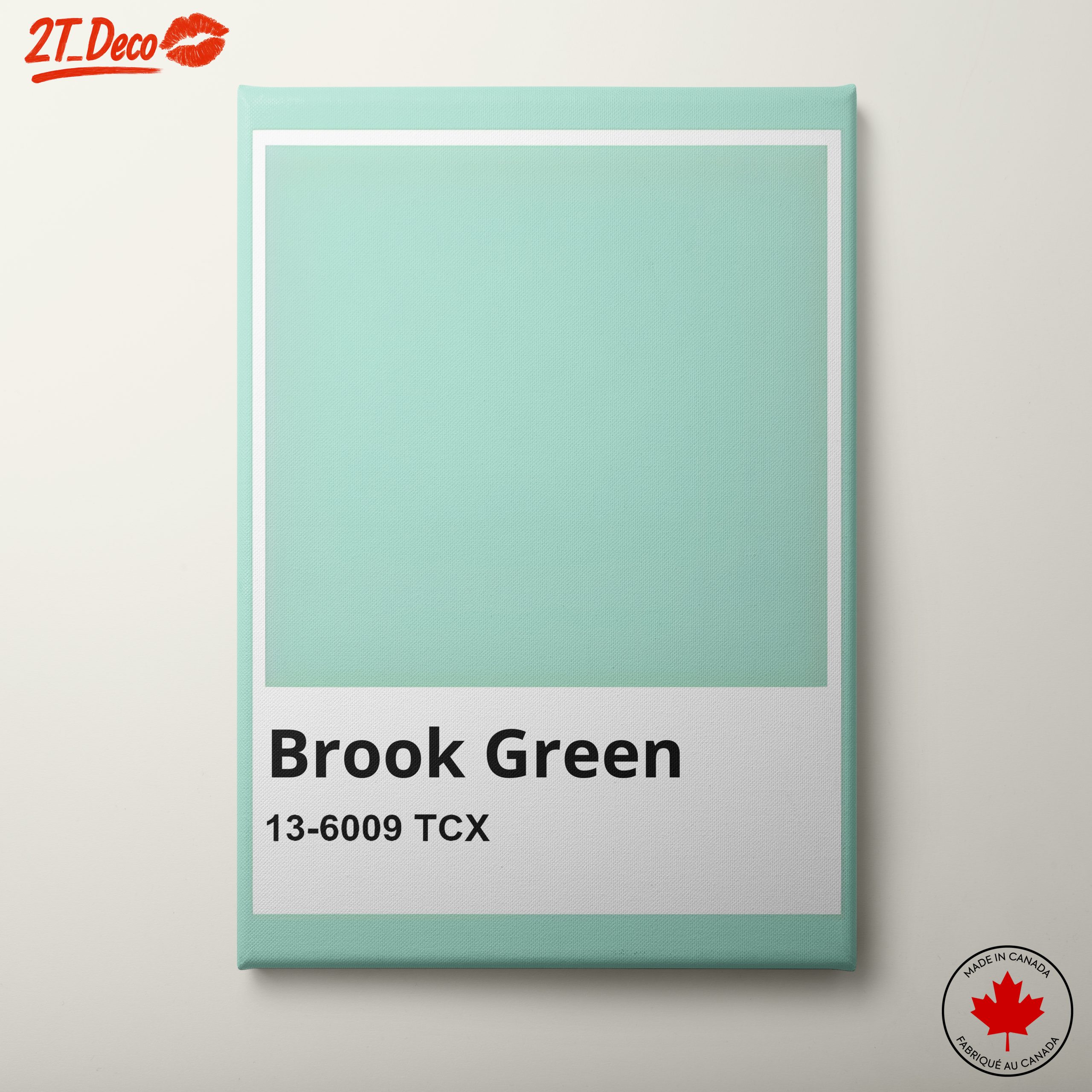 Brook Green Solid Color Art