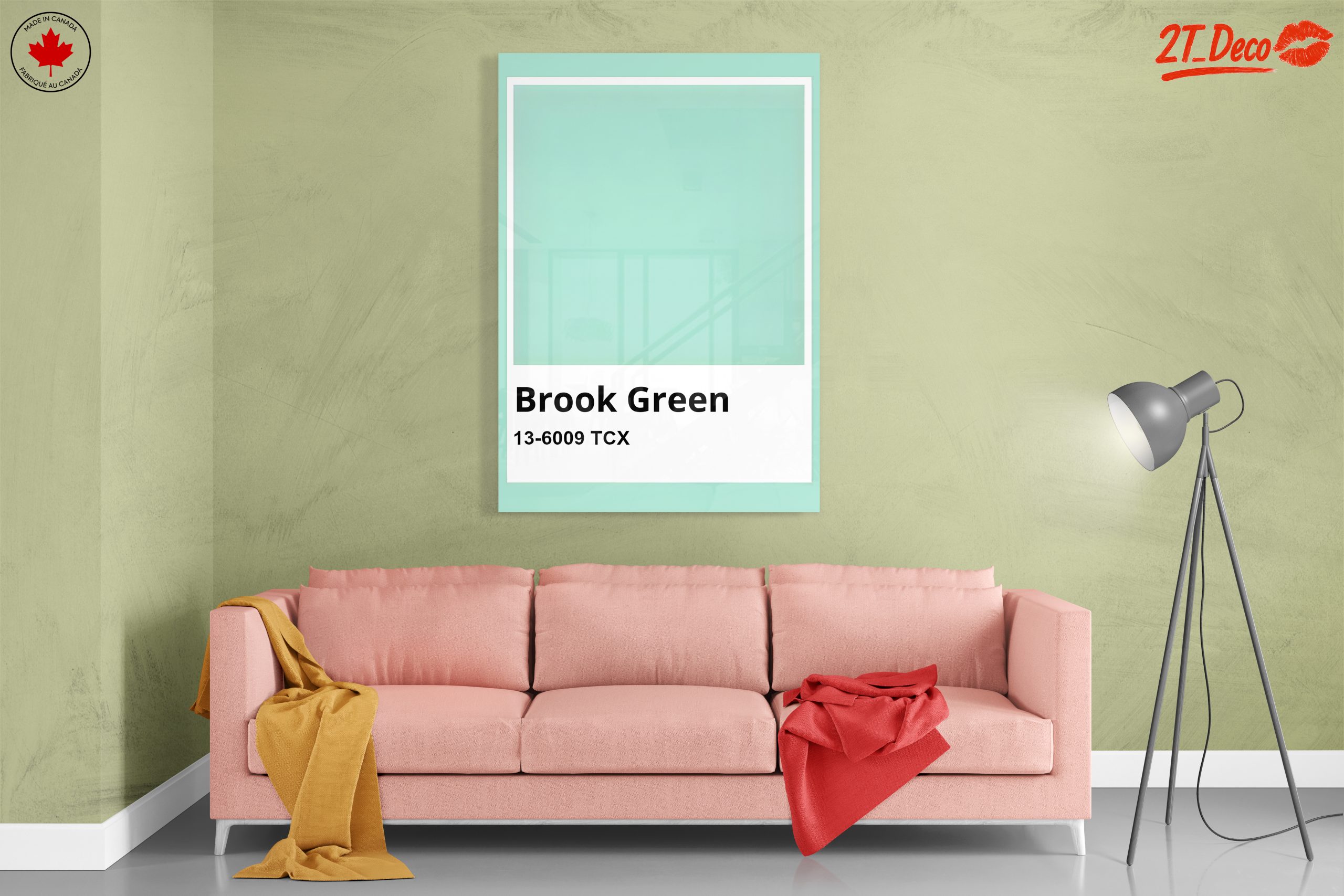 Brook Green Solid Color Art - Image 7