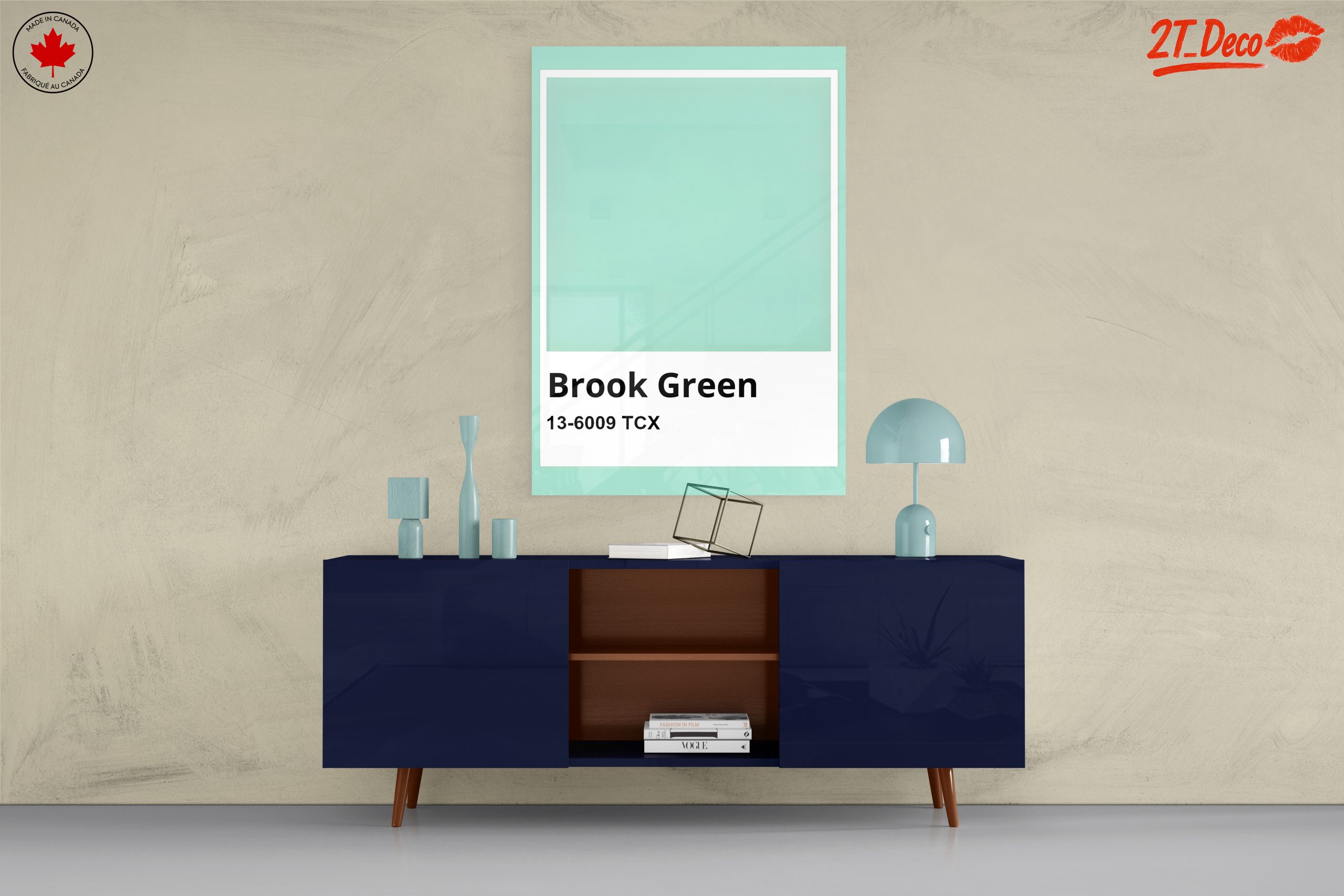 Brook Green Solid Color Art - Image 8