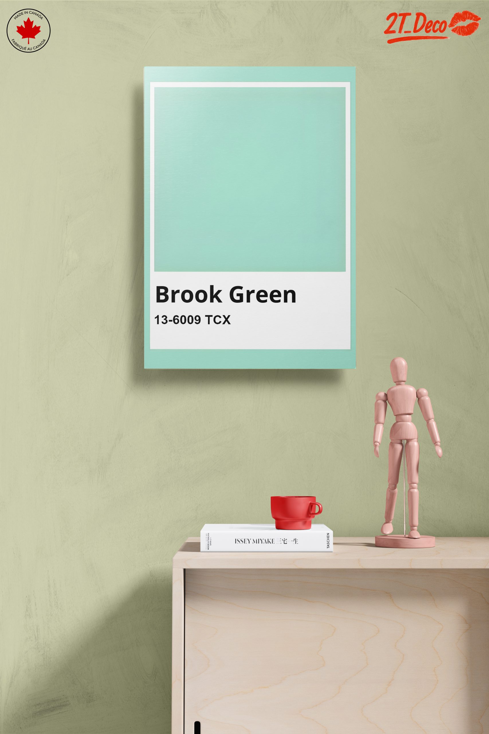Brook Green Solid Color Art - Image 14