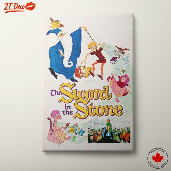 The Sword in the Stone Animated Character Art