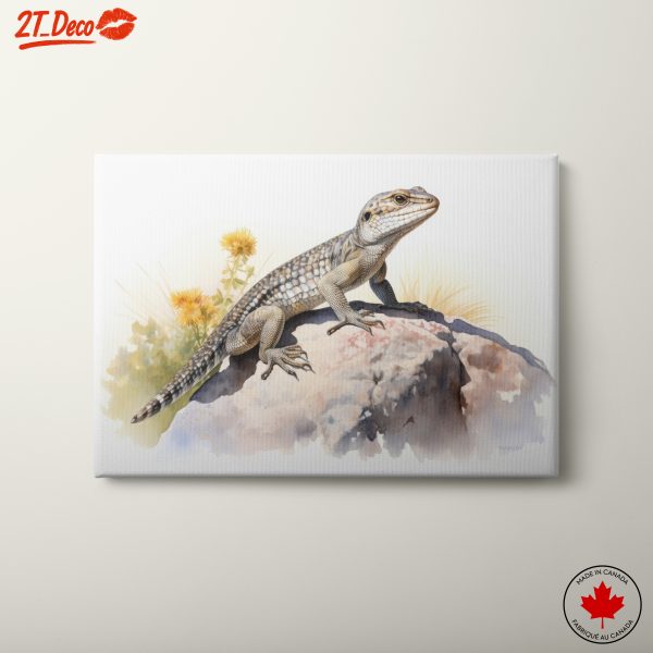 Realistic Lizard Illustration Art