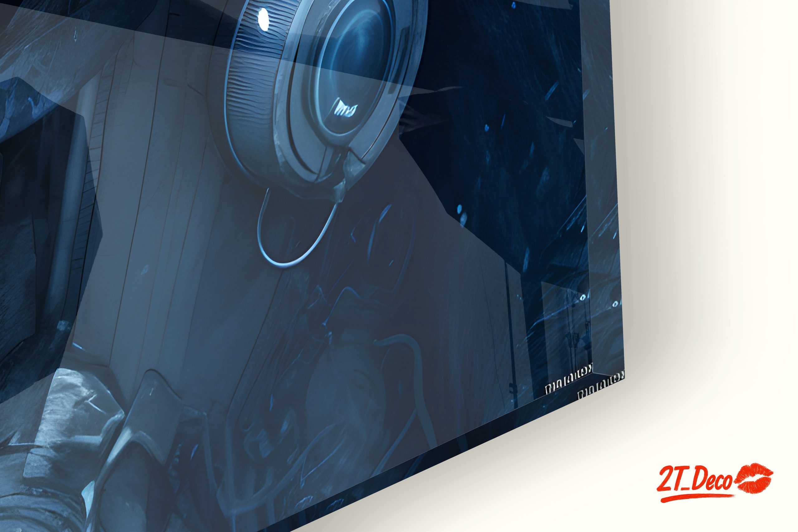 Futuristic Monkey in Space with Headphones - Image 9