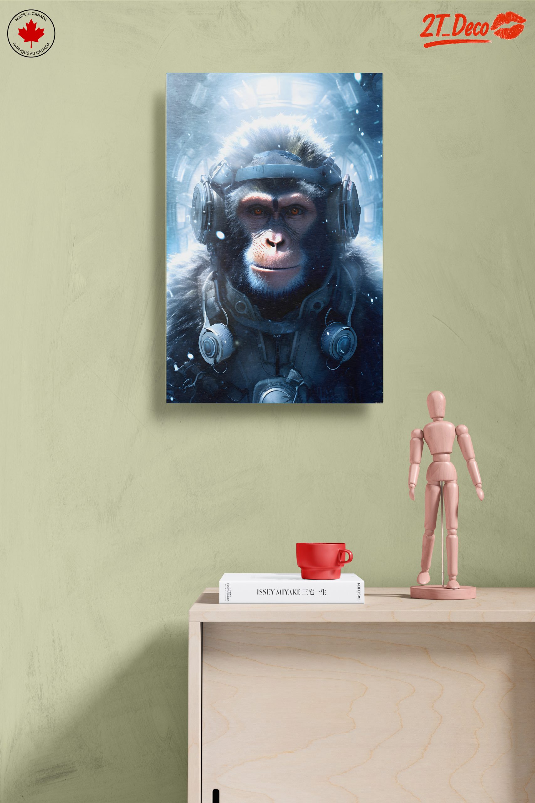 Futuristic Monkey in Space with Headphones - Image 14