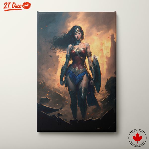 Wonder Woman Character Art in Action
