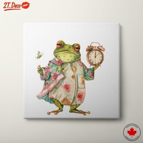 Charming Whimsical Frog Illustration