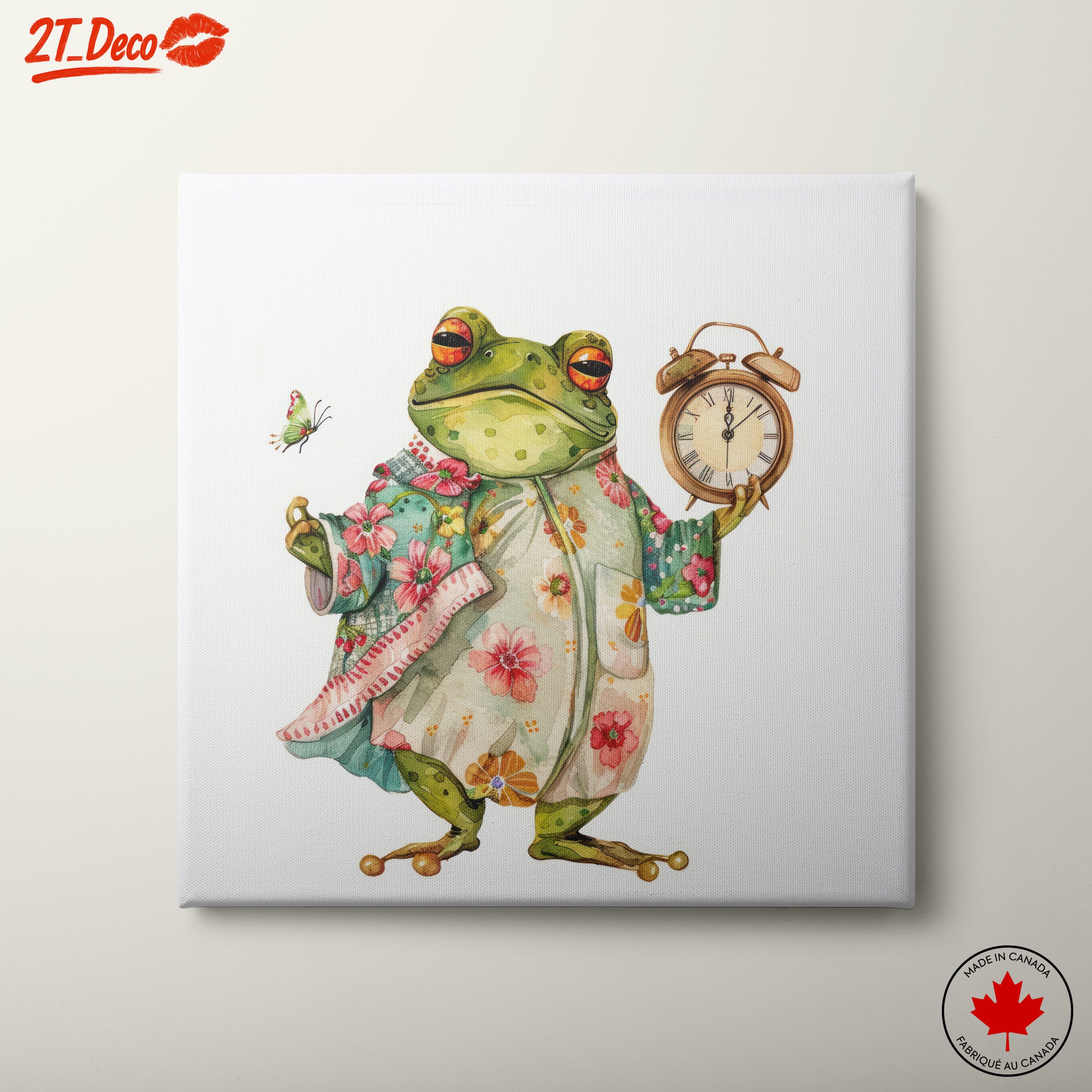 Charming Whimsical Frog Illustration