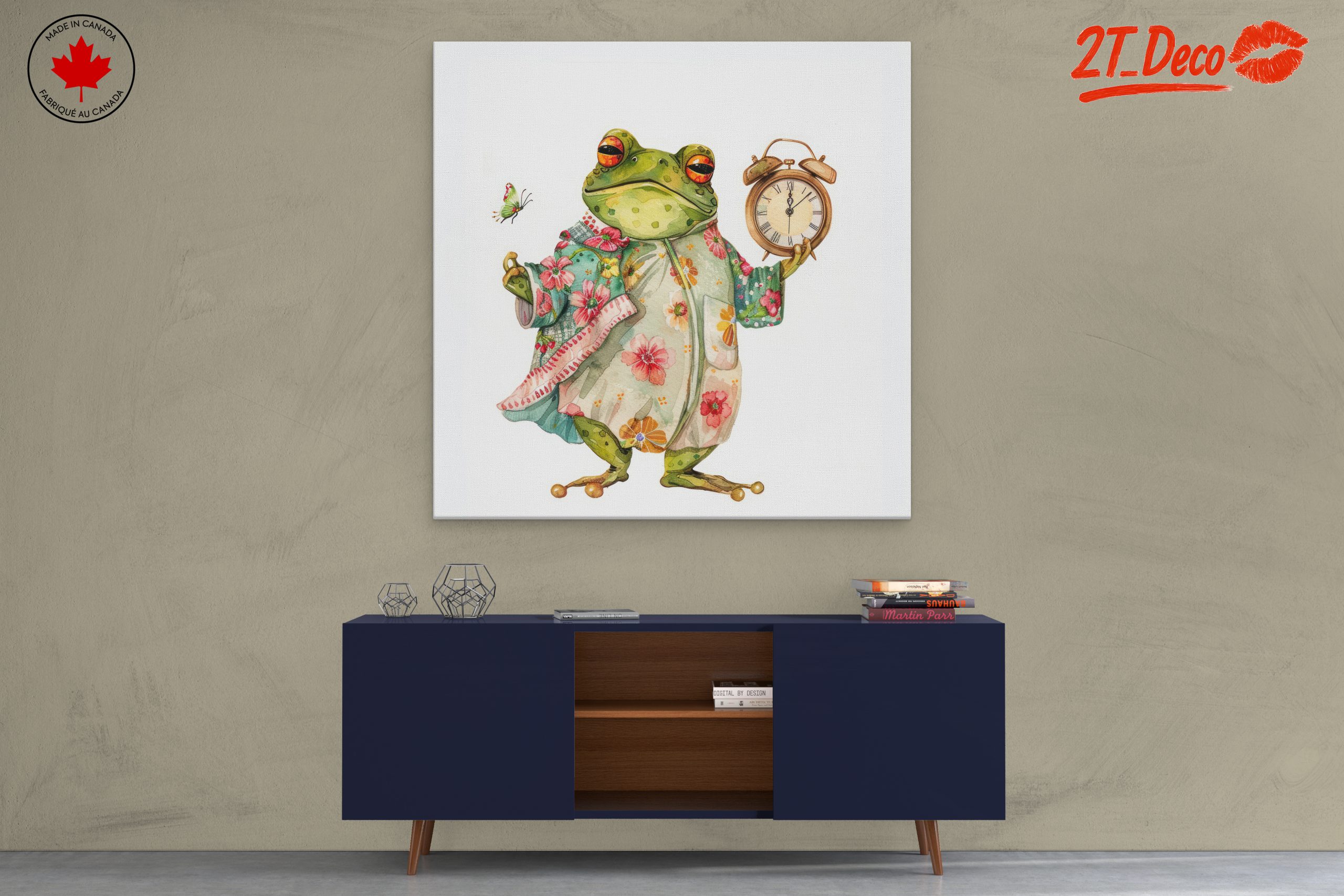 Charming Whimsical Frog Illustration - Image 3