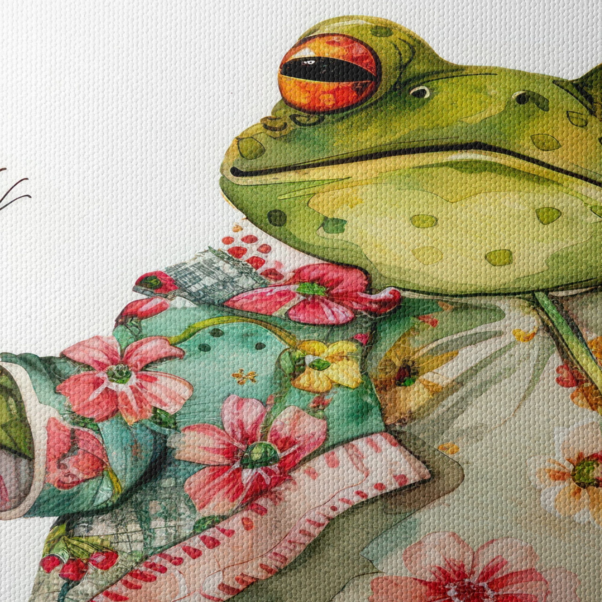 Charming Whimsical Frog Illustration - Image 4