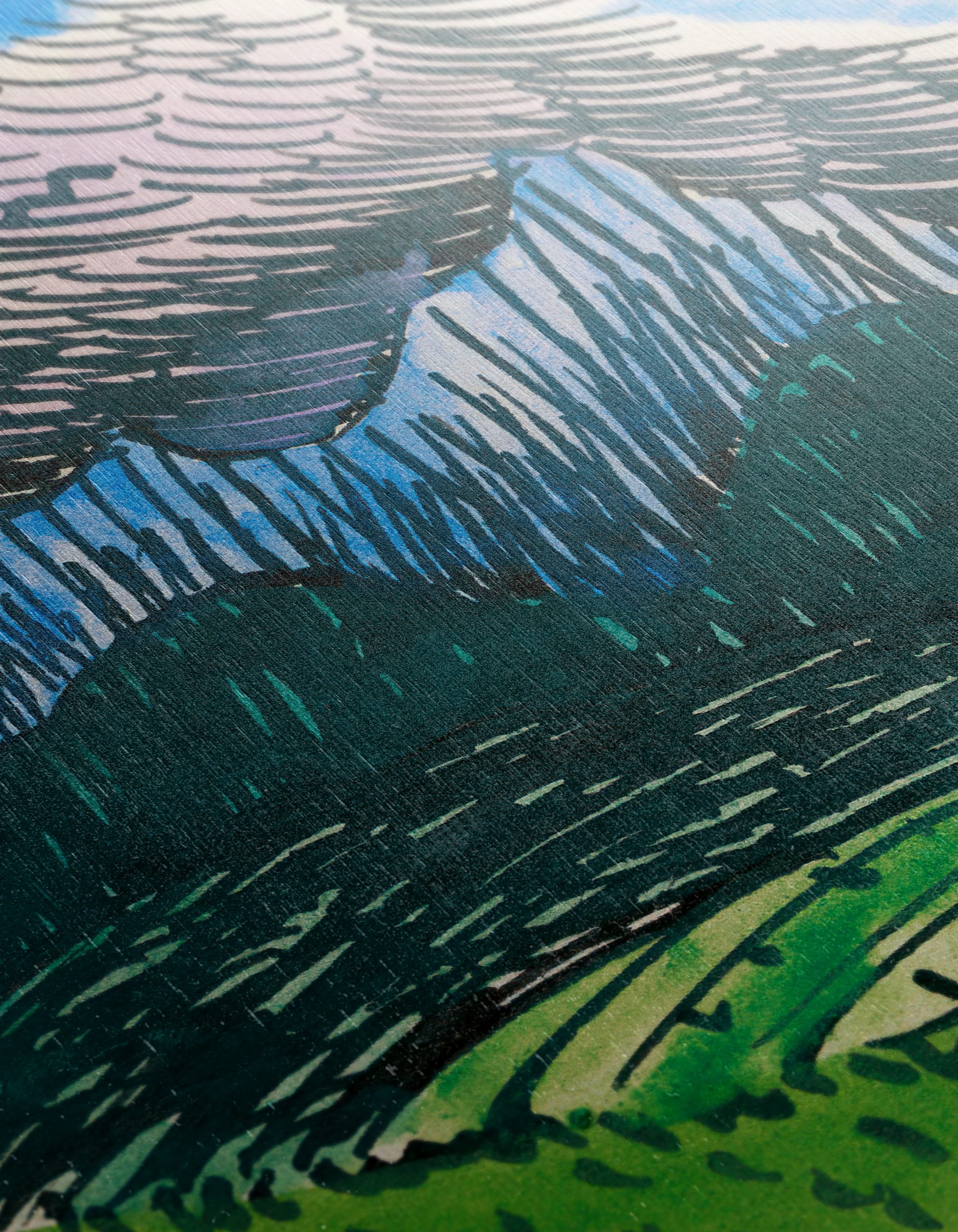 Stylized Abstract Landscape with Clouds - Image 12