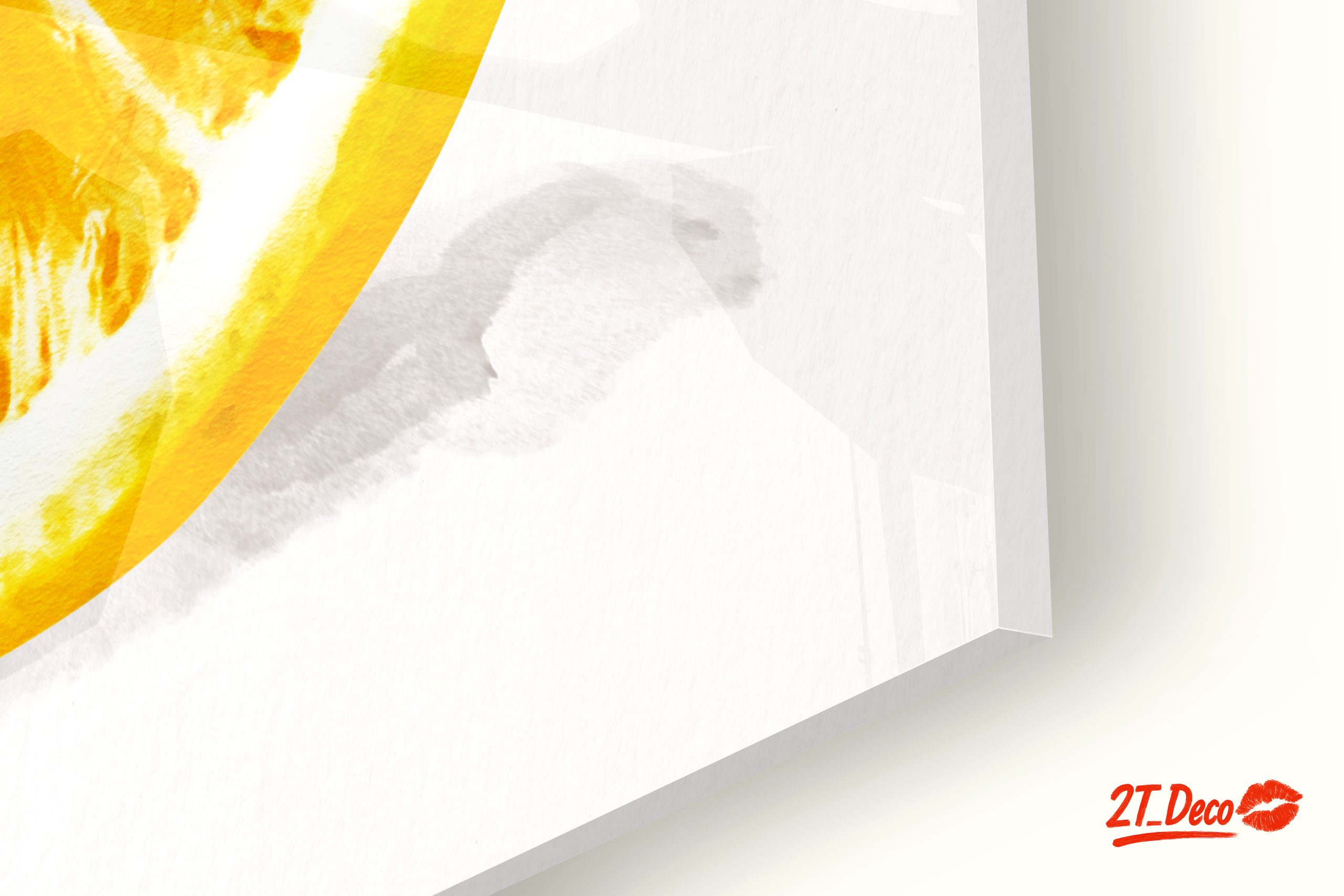 Vibrant Lemon Slice Artwork - Image 9