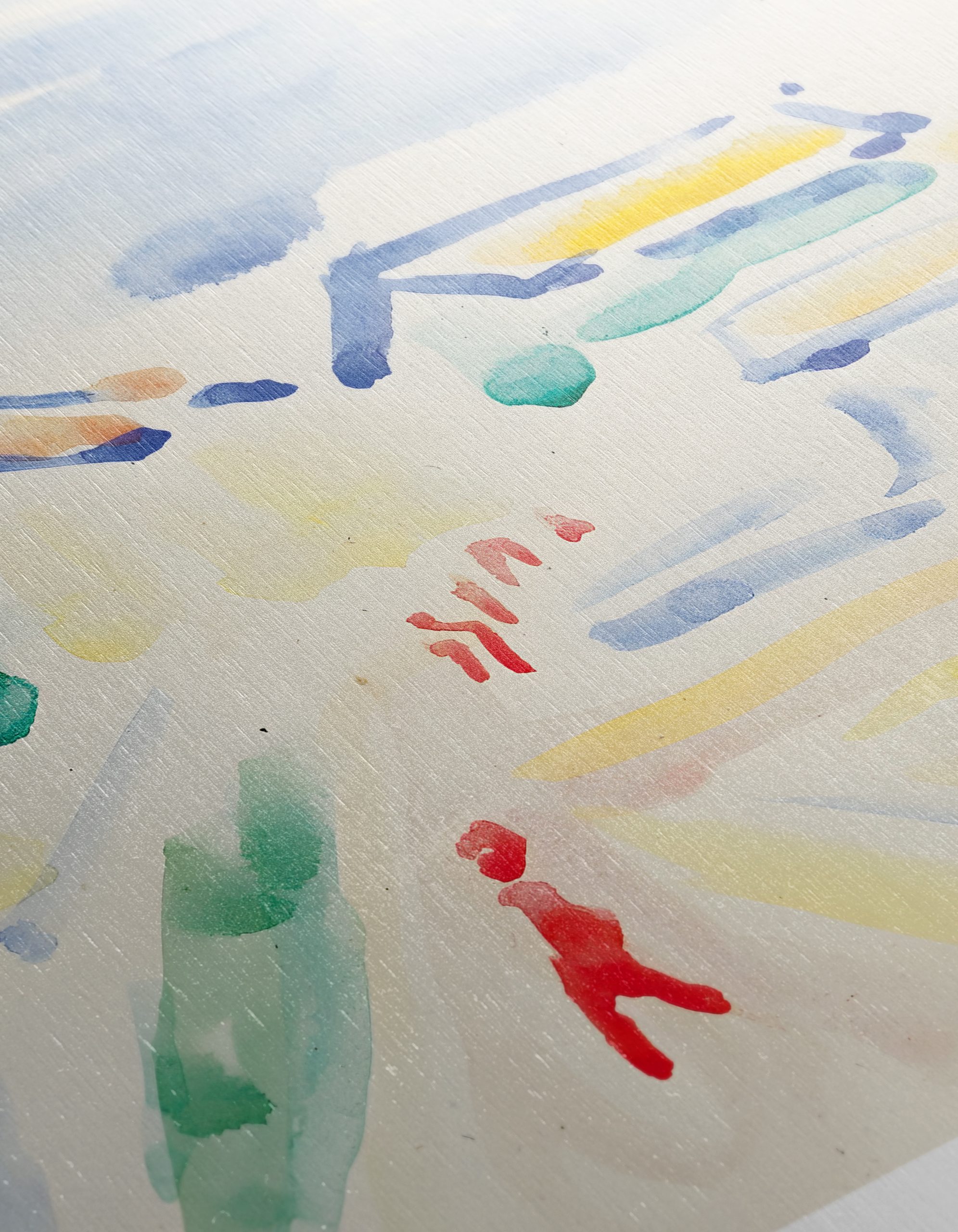 Colorful Abstract Landscape with Figures - Image 12