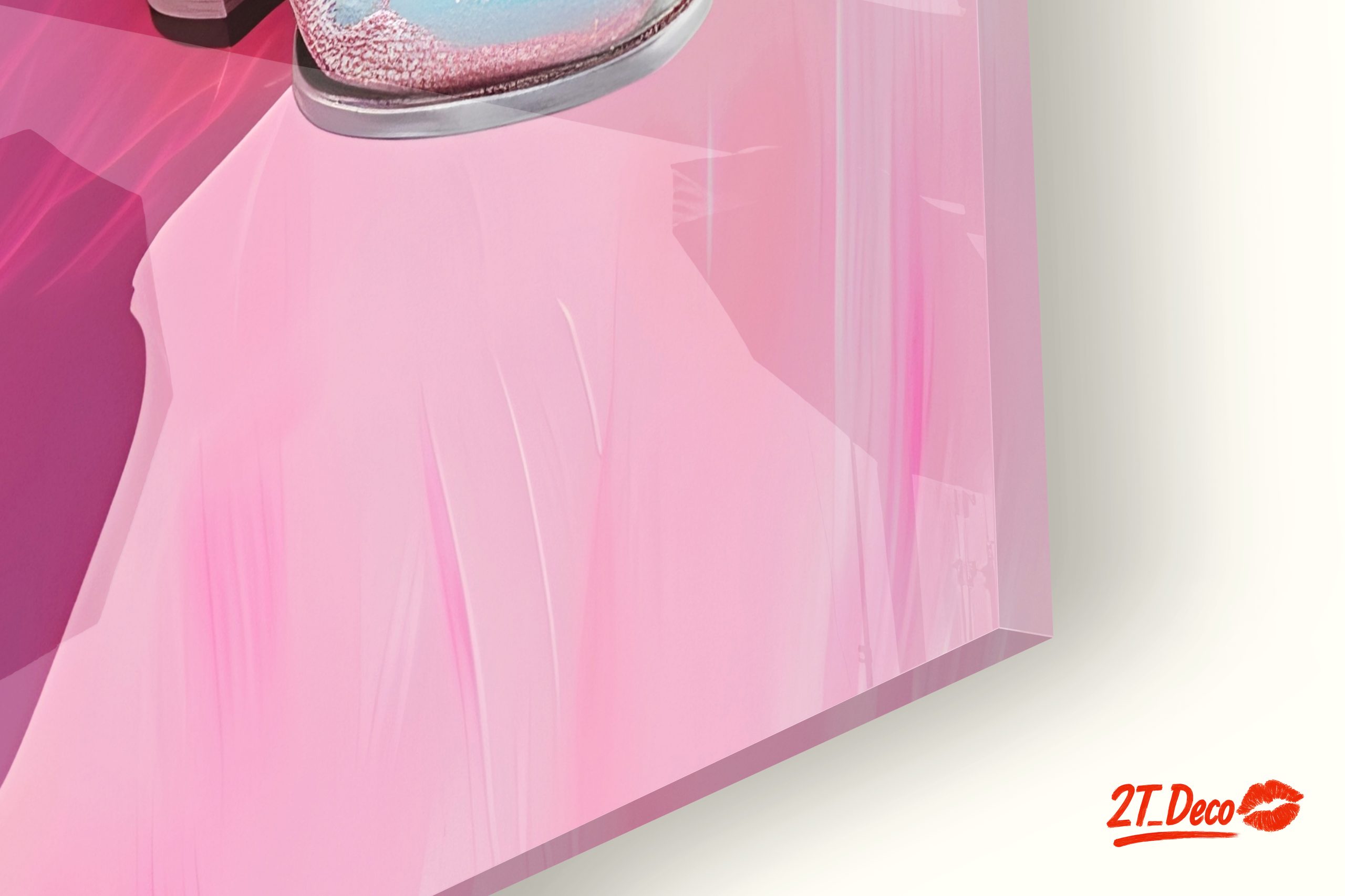 Stylized Fashion Artwork with Shimmering Cowboy Boots - Image 9