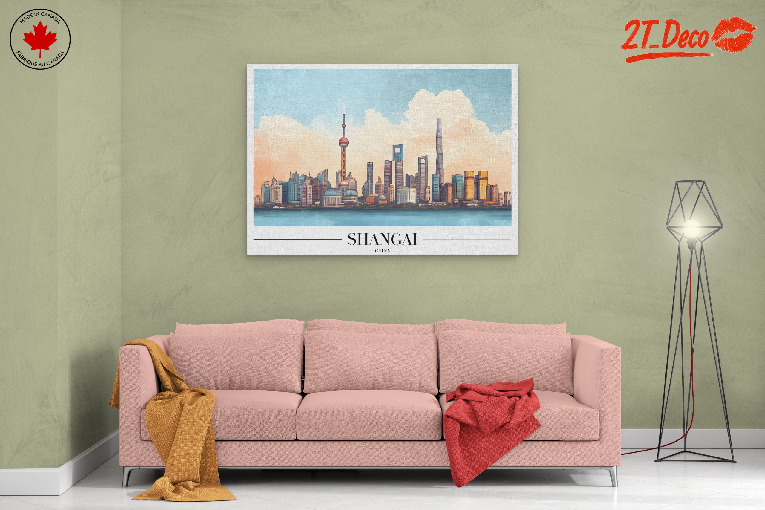 Shanghai Skyline Artwork - Image 2