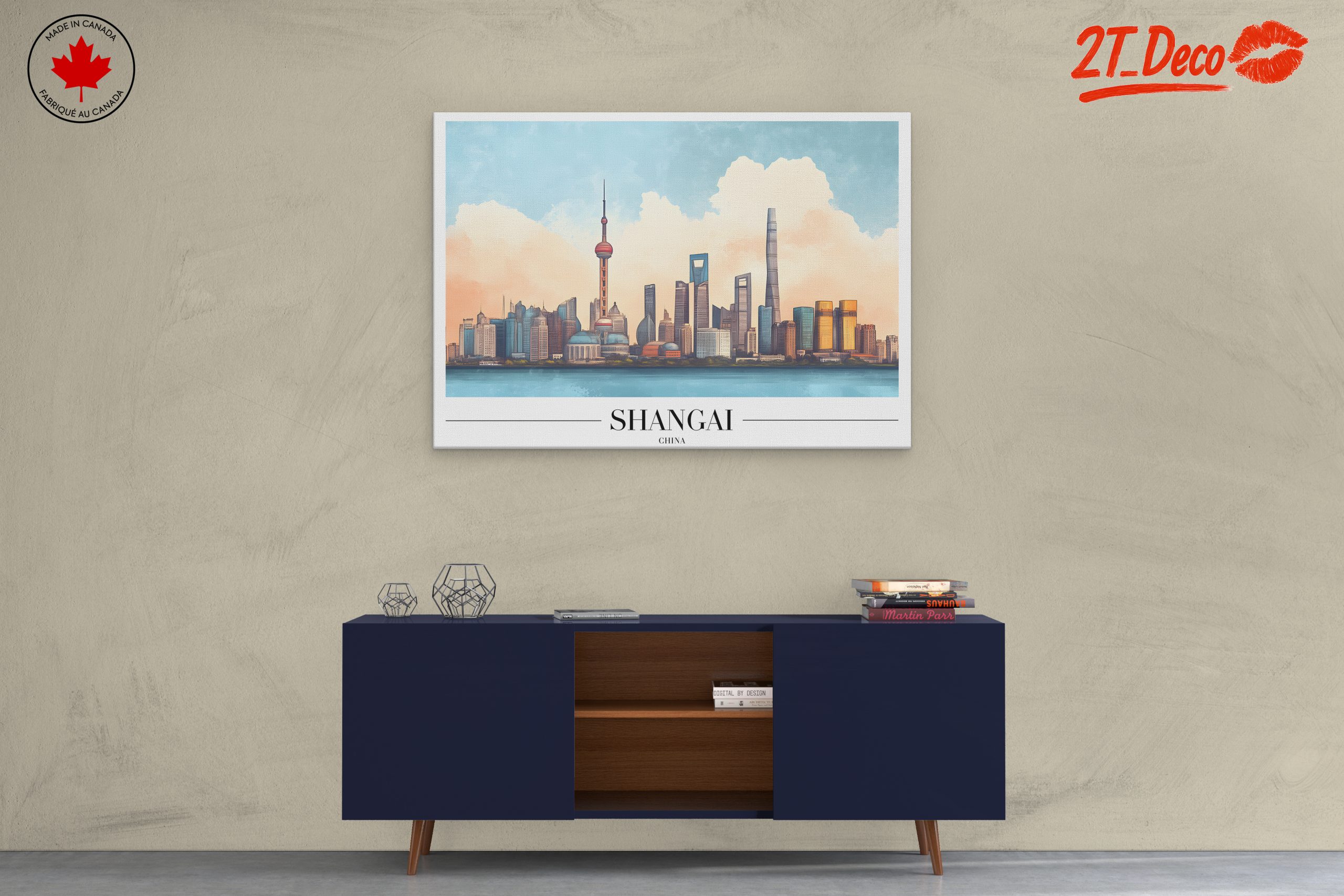 Shanghai Skyline Artwork - Image 3