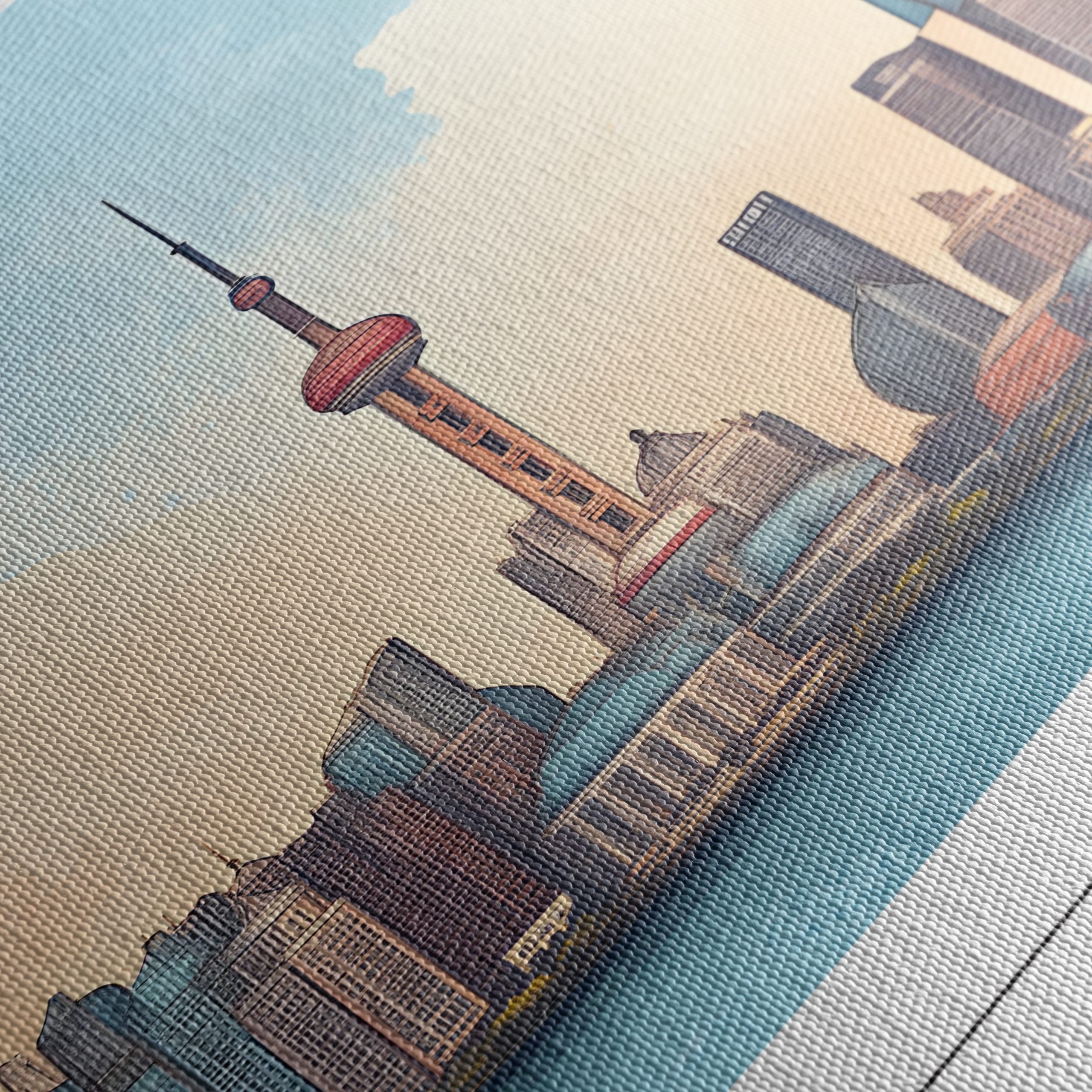 Shanghai Skyline Artwork - Image 5