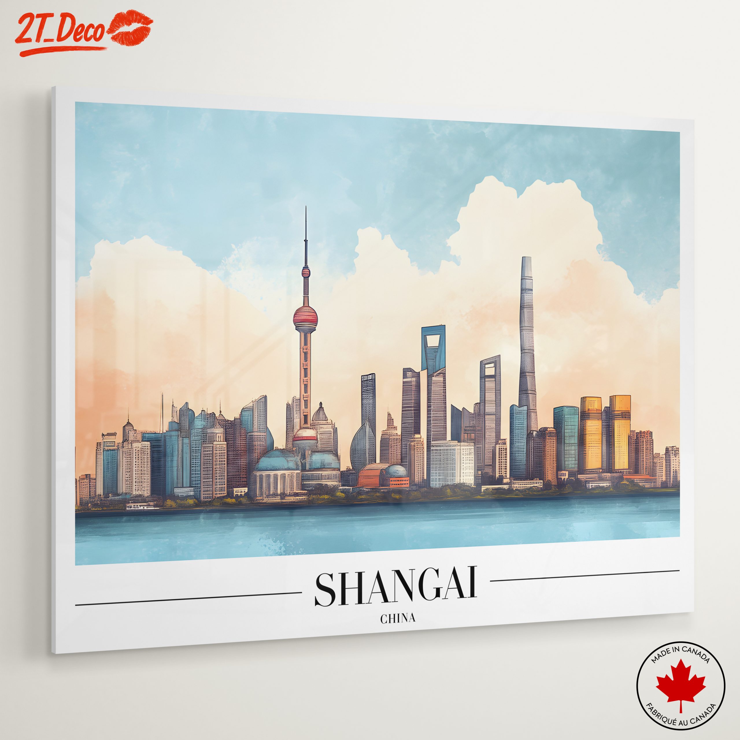 Shanghai Skyline Artwork - Image 6