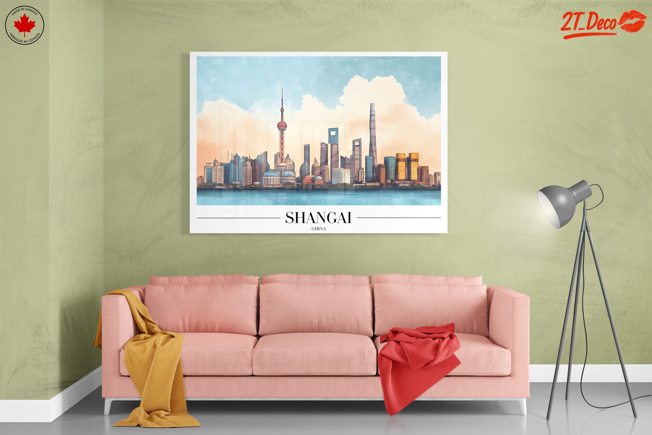 Shanghai Skyline Artwork - Image 7