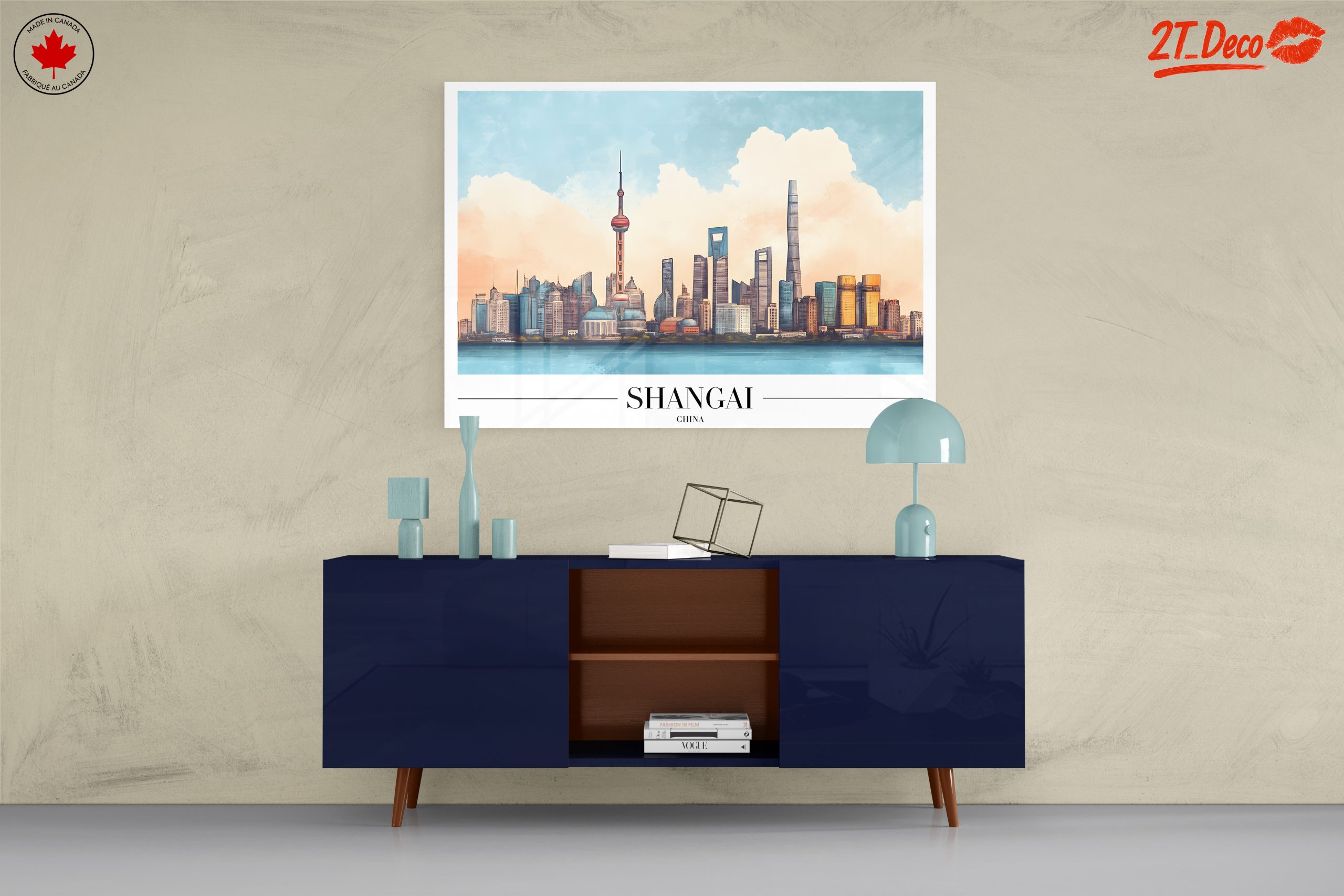 Shanghai Skyline Artwork - Image 8
