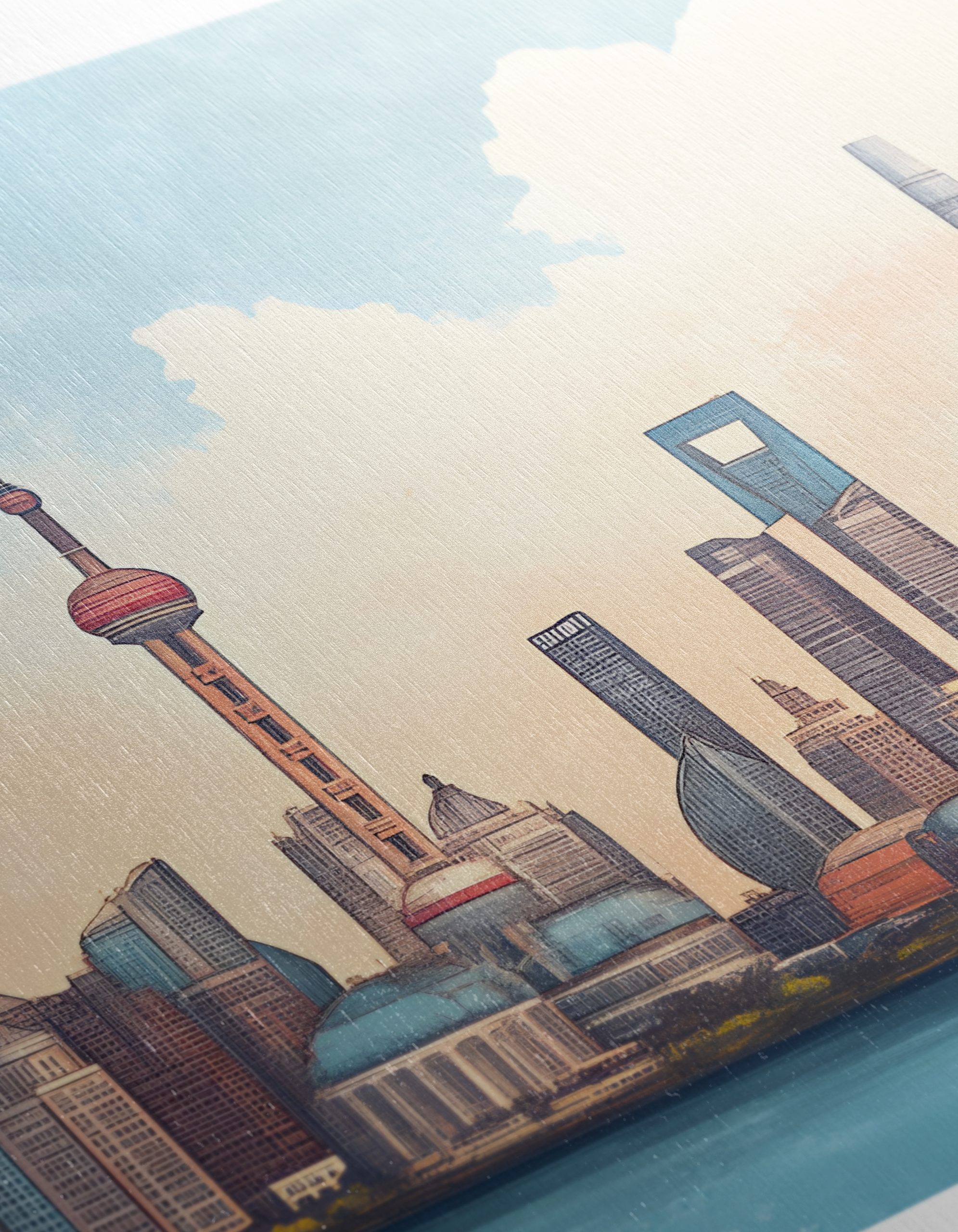 Shanghai Skyline Artwork - Image 12