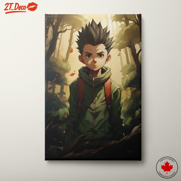 Anime Character in Enchanted Forest