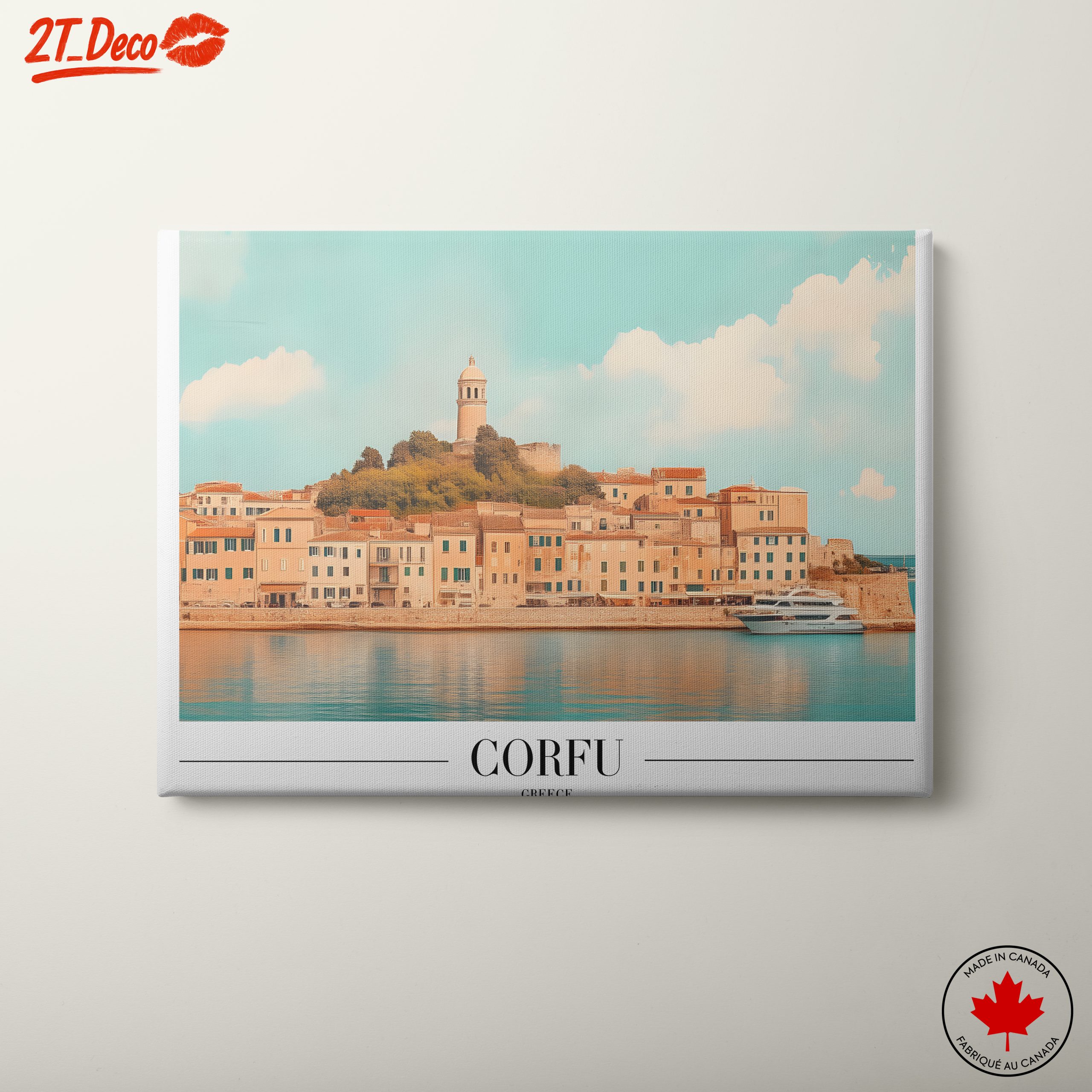 Corfu Urban Landscape Art