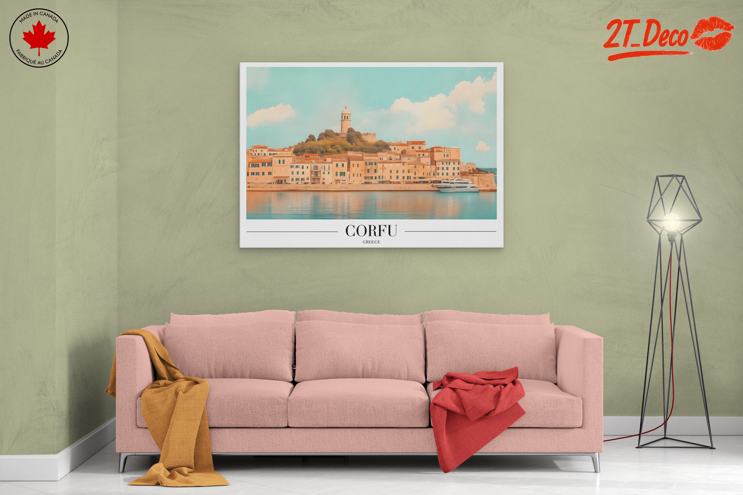 Corfu Urban Landscape Art - Image 2