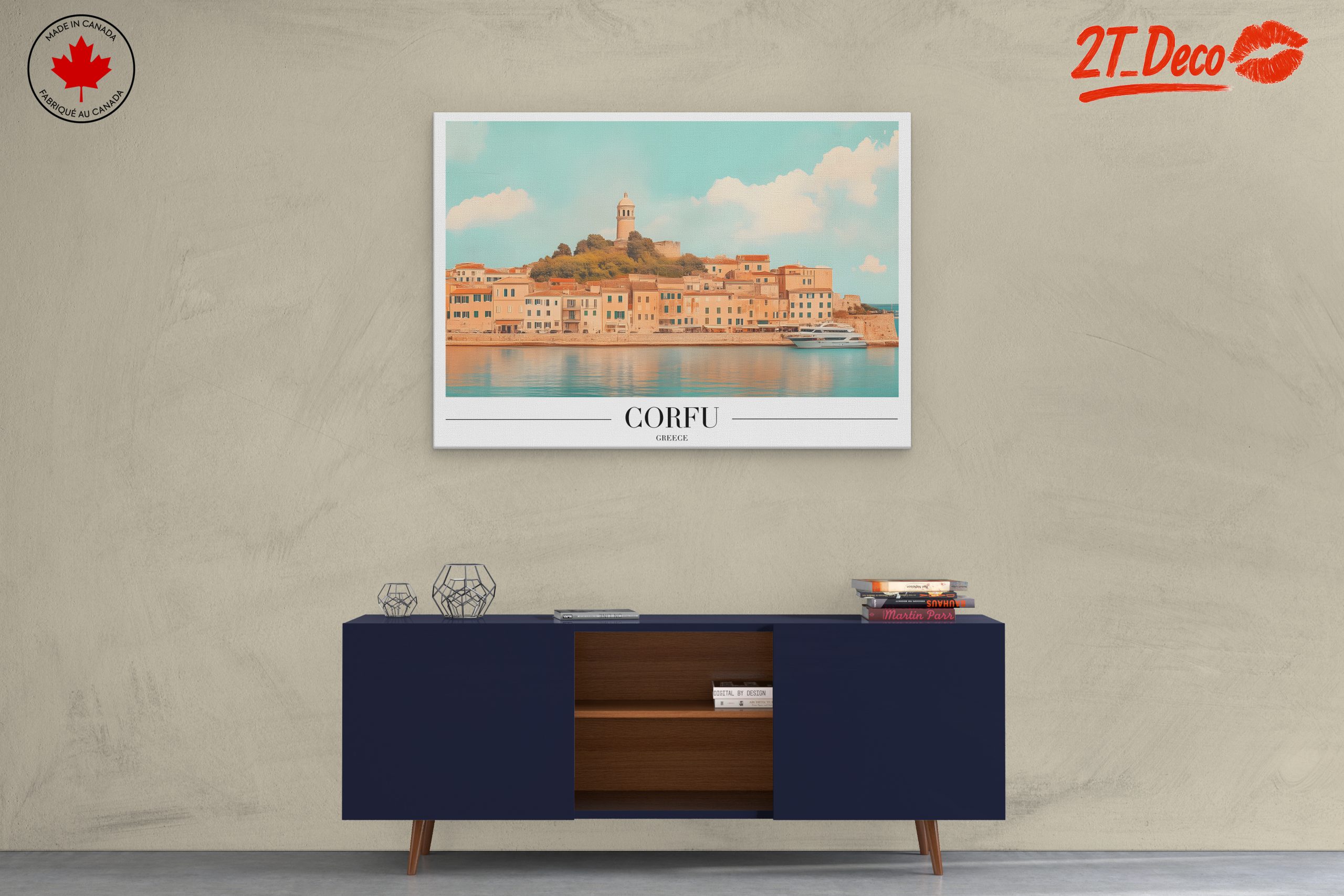 Corfu Urban Landscape Art - Image 3