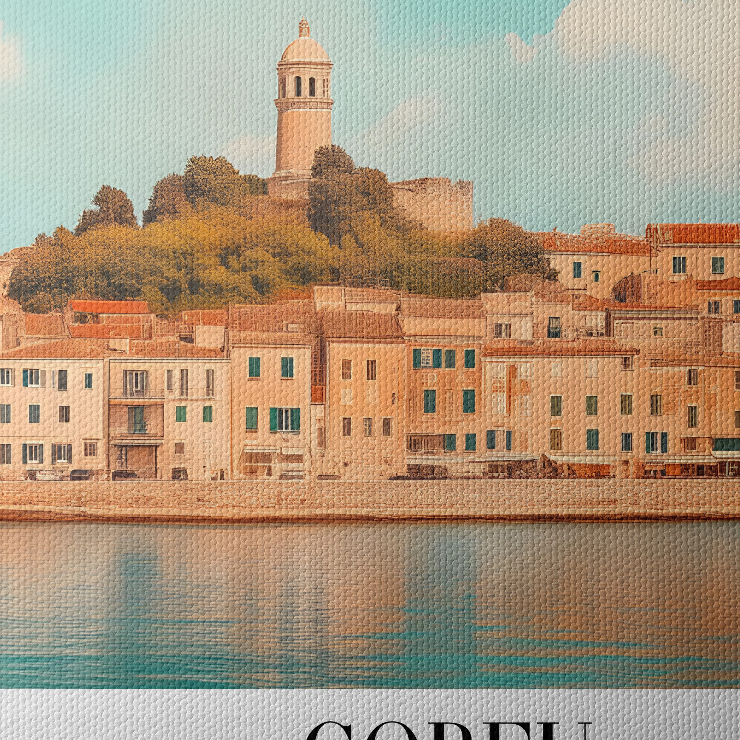 Corfu Urban Landscape Art - Image 4