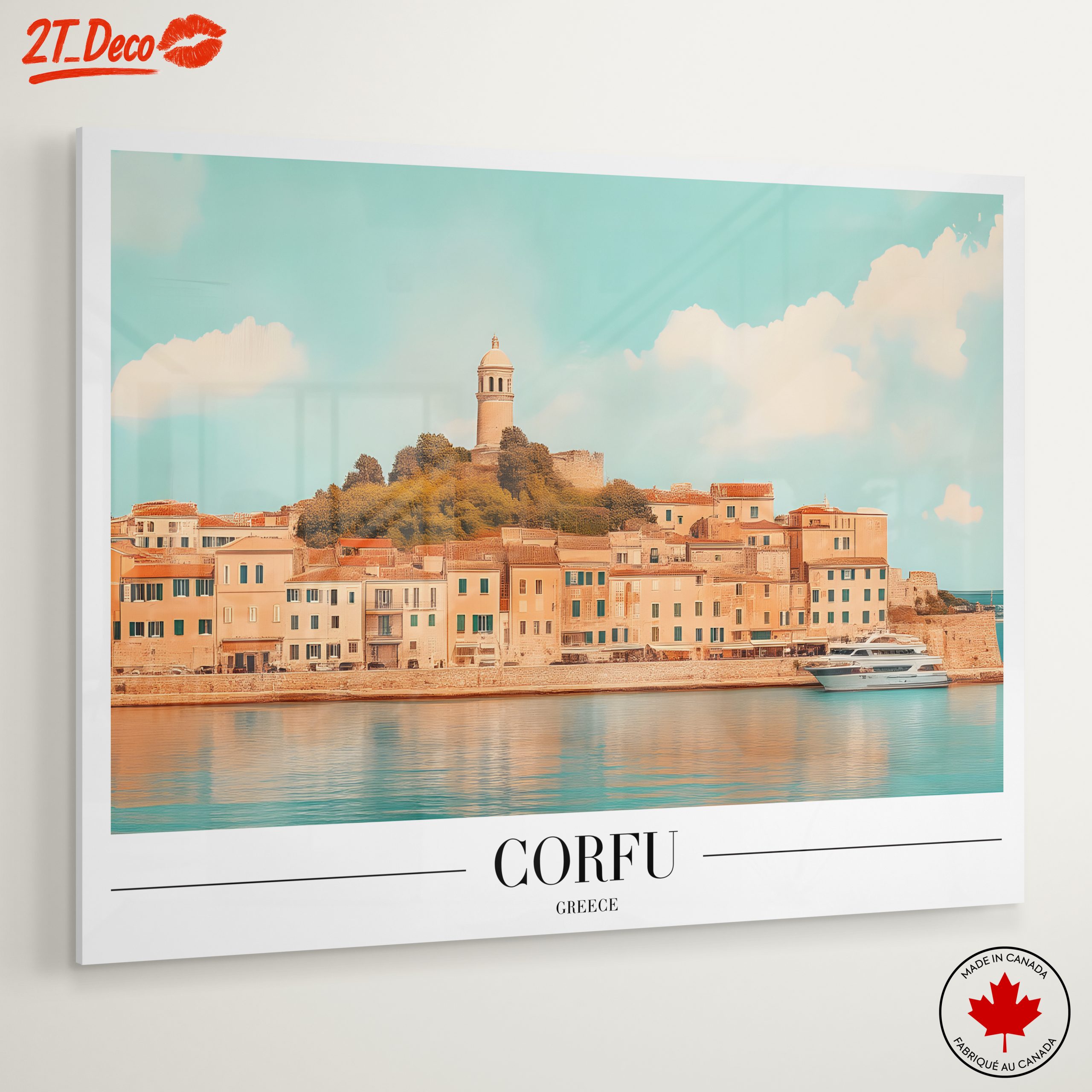 Corfu Urban Landscape Art - Image 6