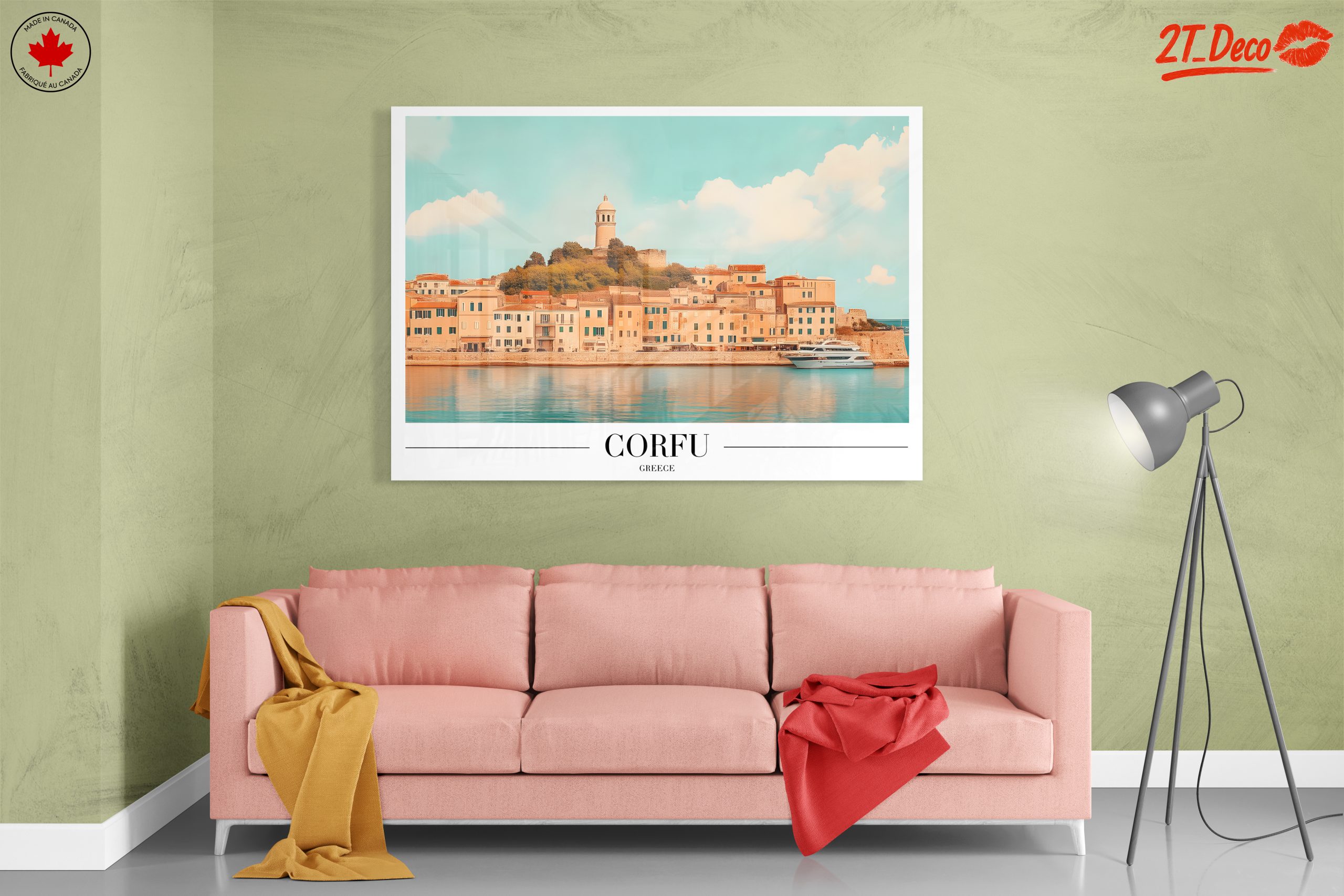 Corfu Urban Landscape Art - Image 7
