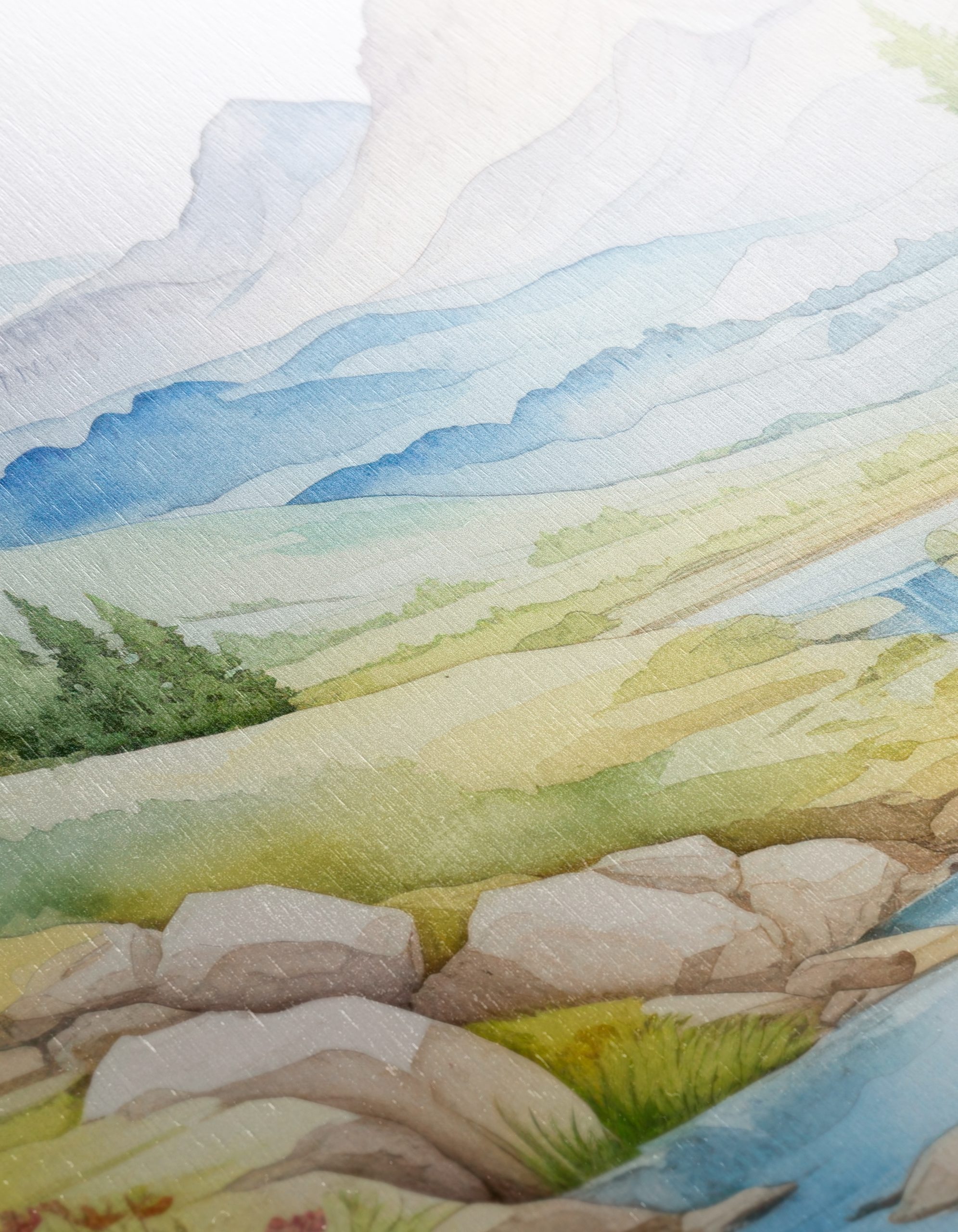 Serene Nature Landscape with Mountains and River 3 - Image 12